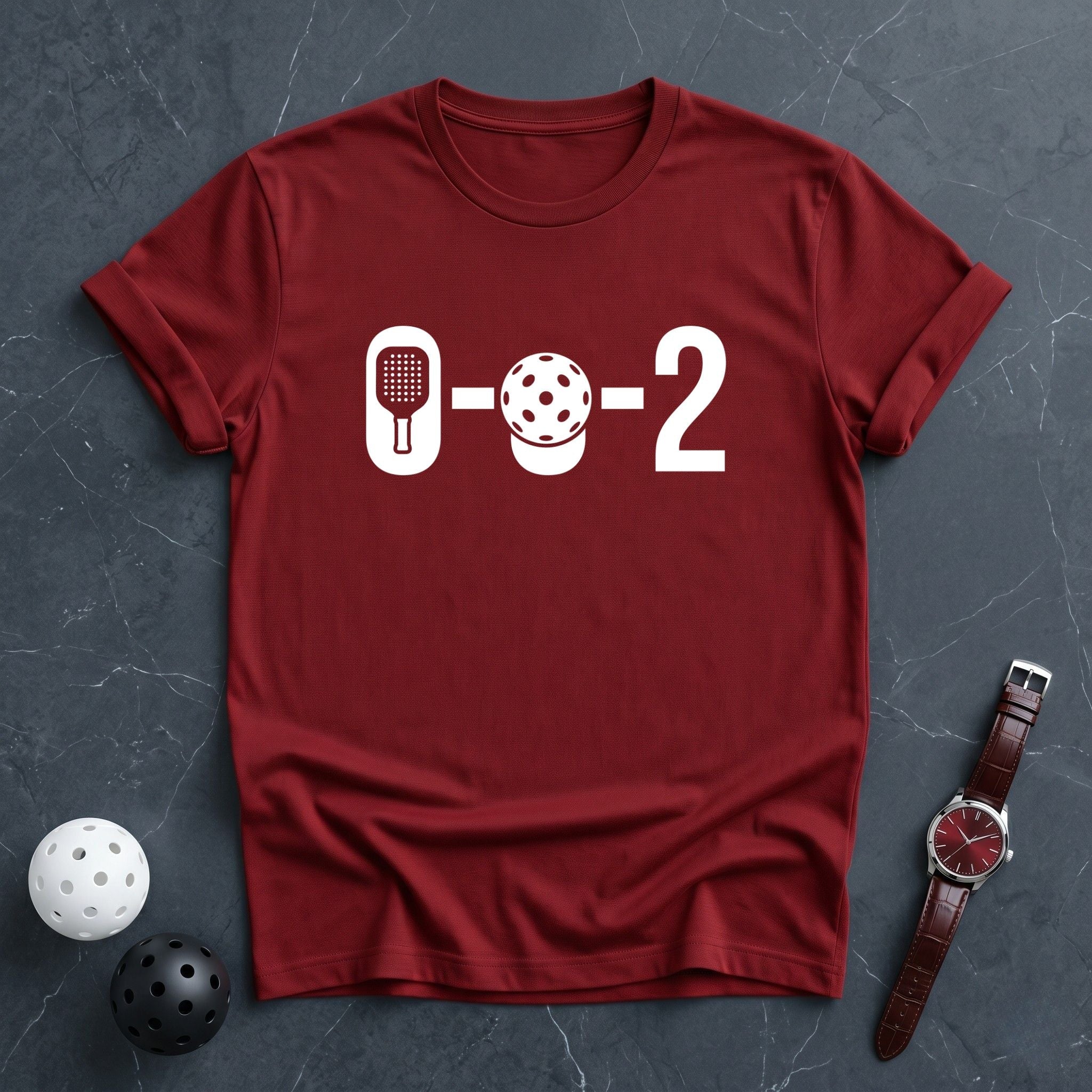 0 - 0 - 2 Starting Score Tee - Dink it Shop