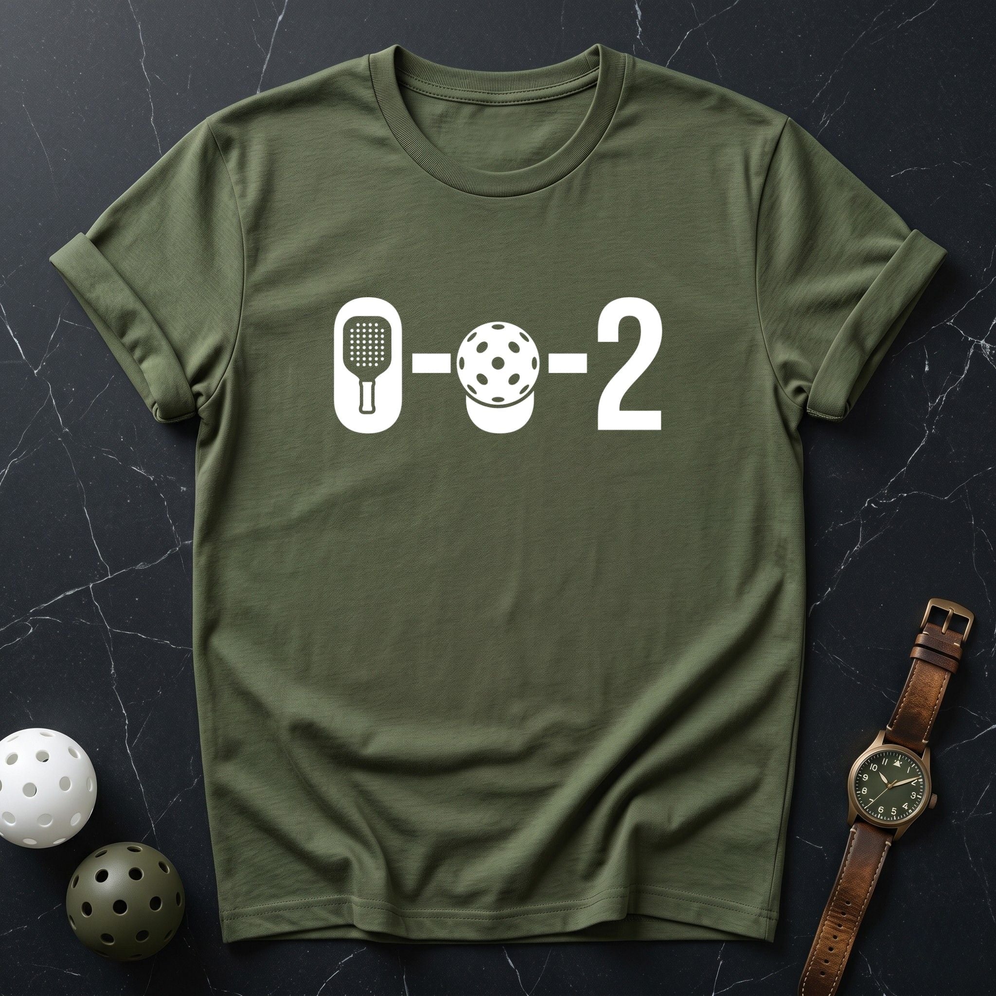 0 - 0 - 2 Starting Score Tee - Dink it Shop