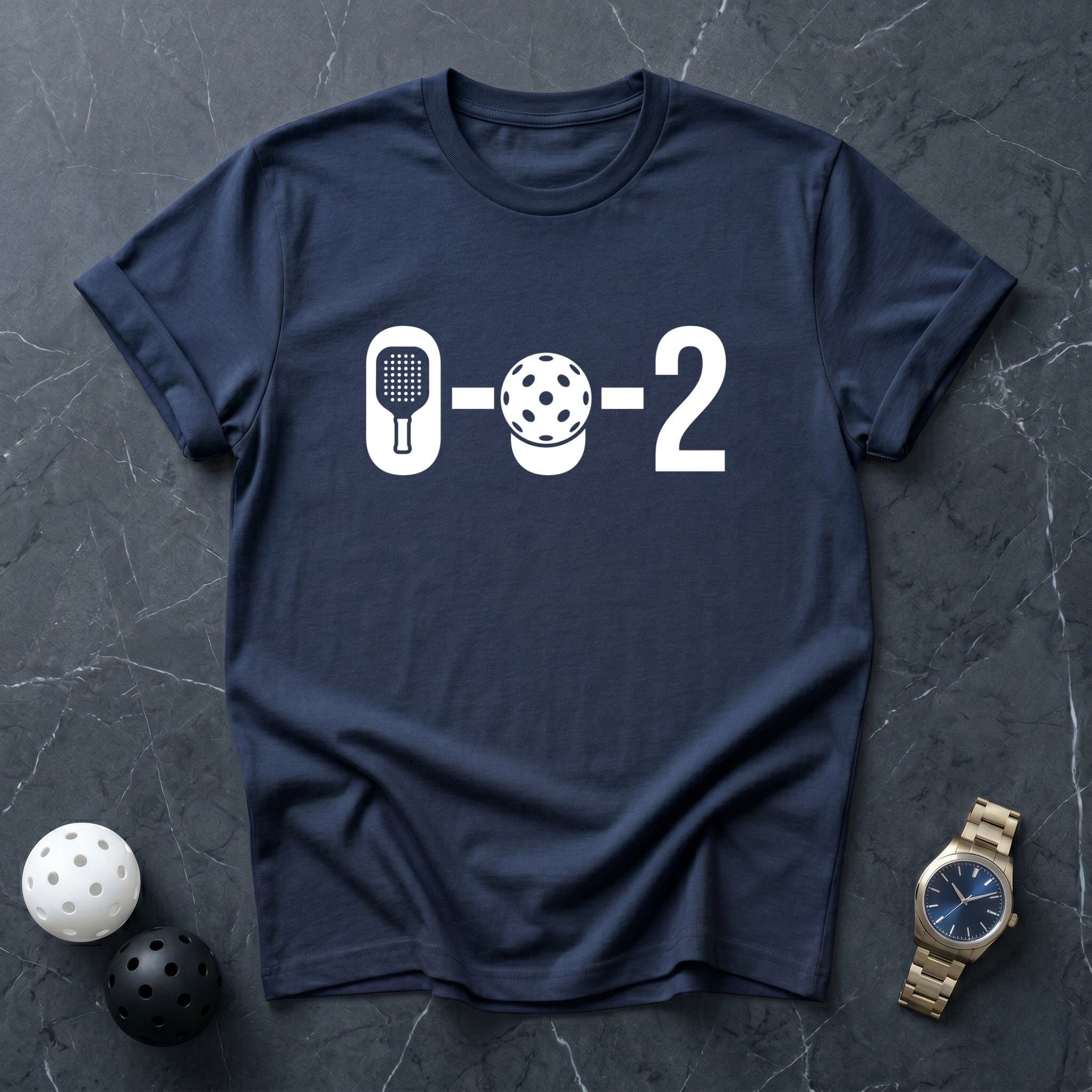 0 - 0 - 2 Starting Score Tee - Dink it Shop