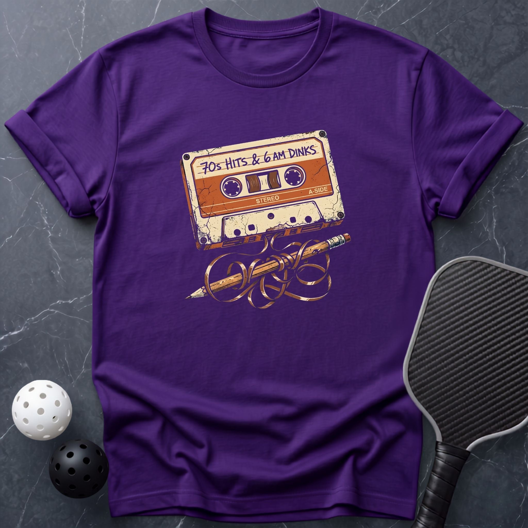 70 Hits & 6 AM Dinks Stereo Tee - Dink it Shop