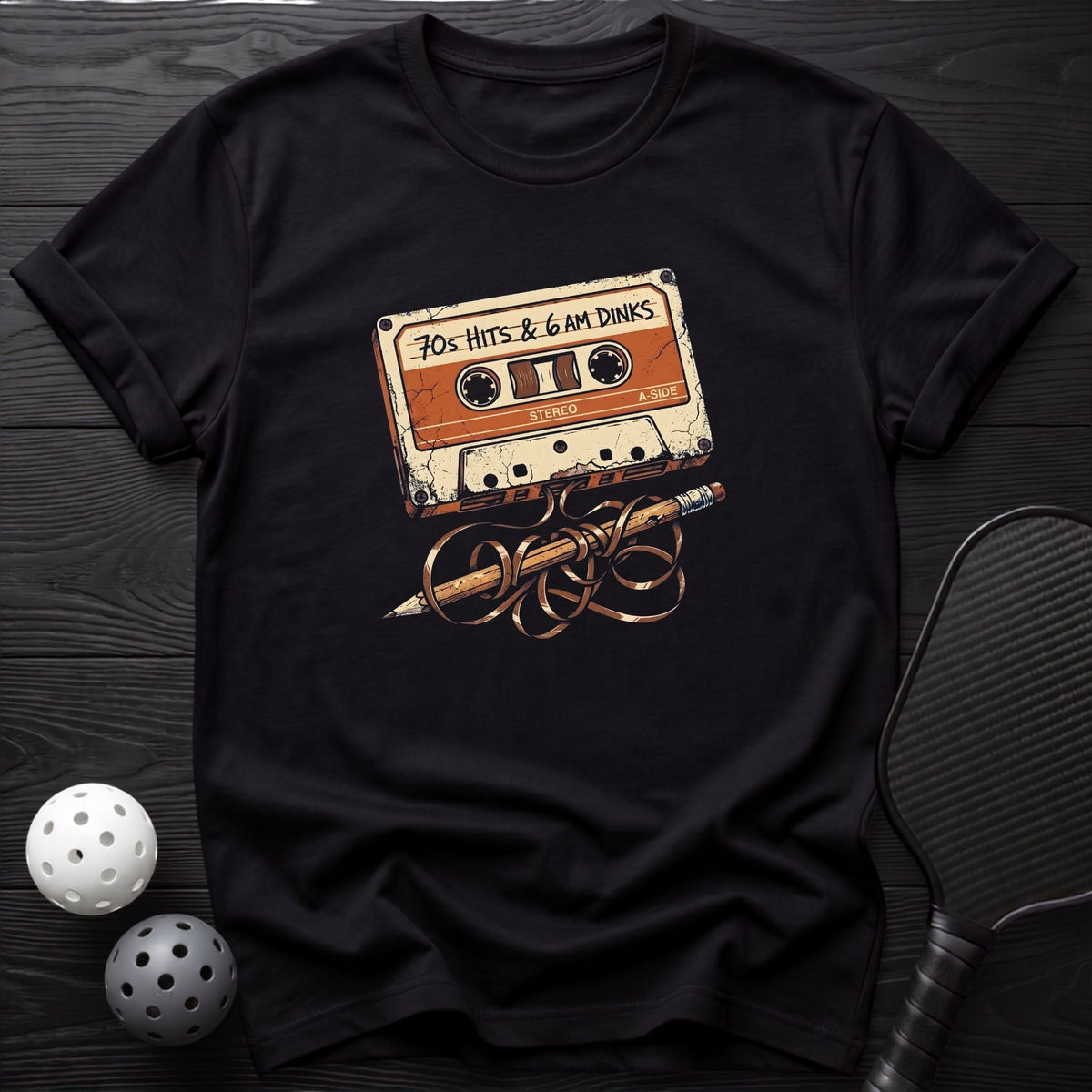 70 Hits & 6 AM Dinks Stereo Tee - Dink it Shop