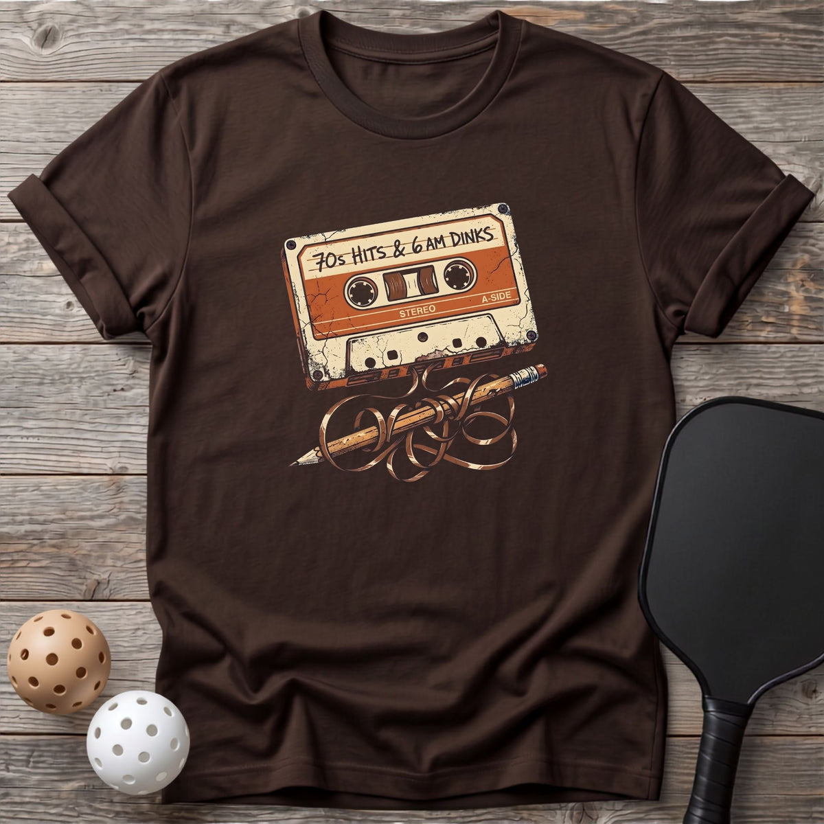 70 Hits & 6 AM Dinks Stereo Tee - Dink it Shop