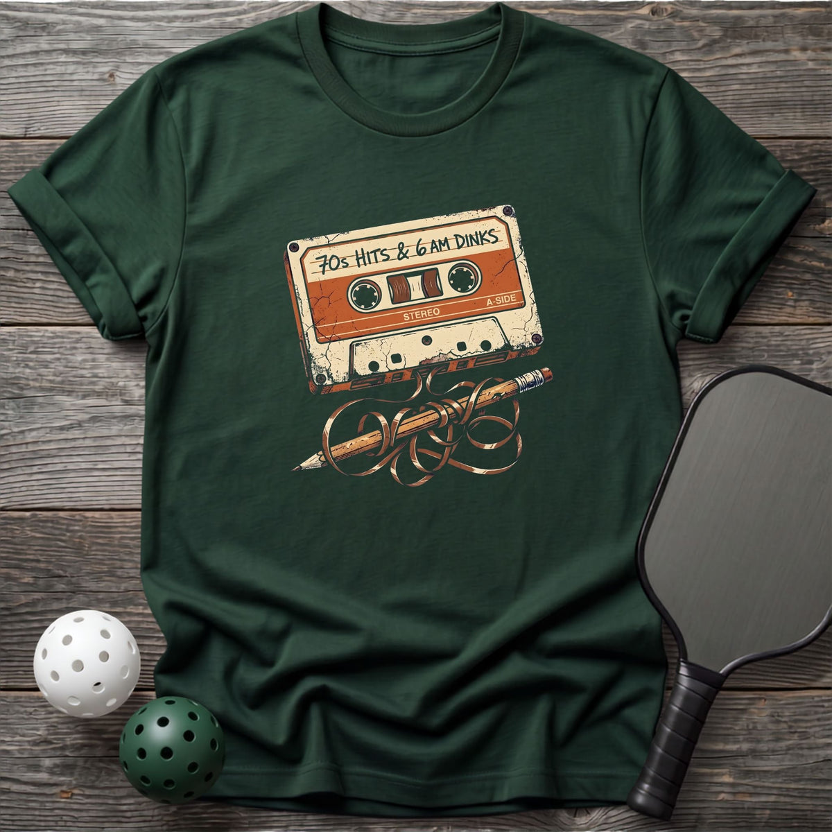 70 Hits & 6 AM Dinks Stereo Tee - Dink it Shop