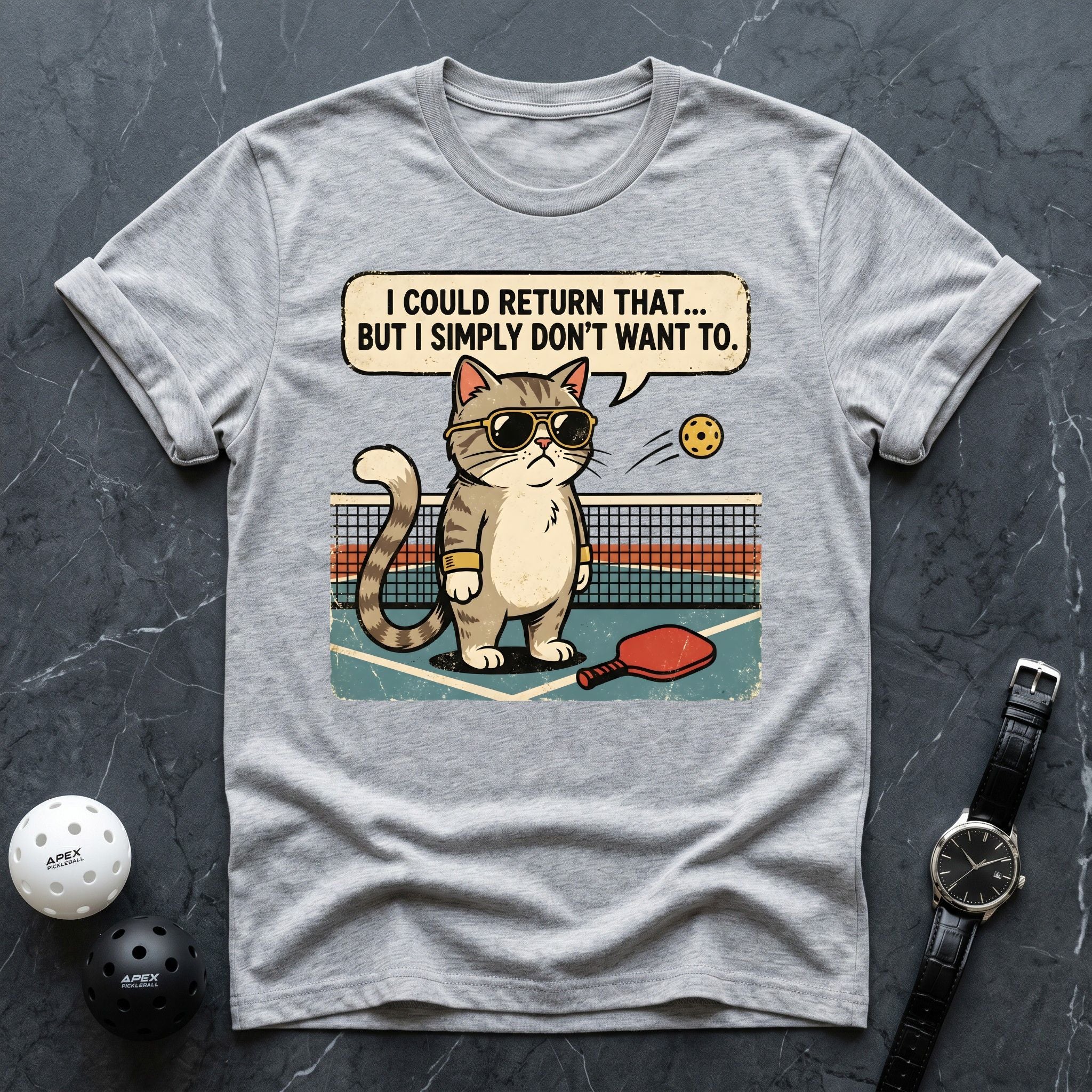 The Lazy Dinker Cat Tee