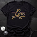 Neon Outline Pickleball Girl Tee