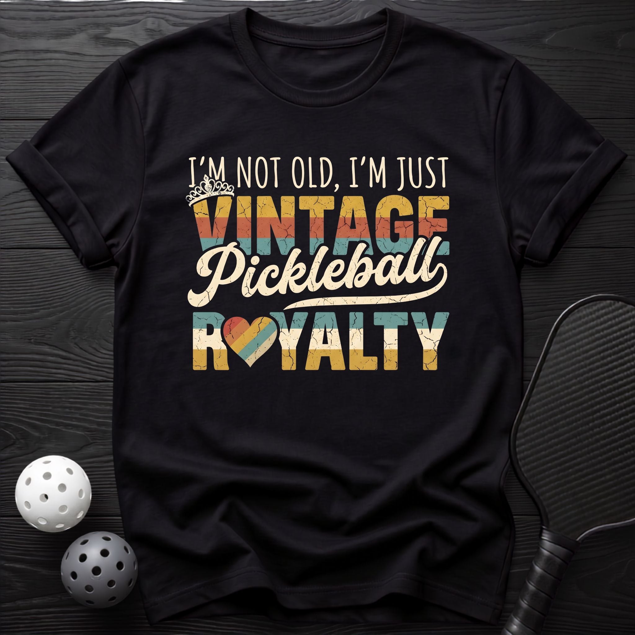 Vintage Pickleball Royalty Tee