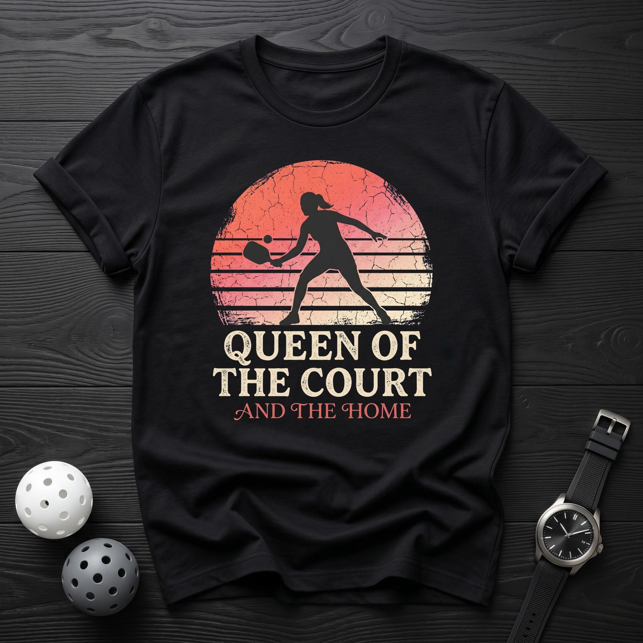 Queen Of The Court and The Home Tee