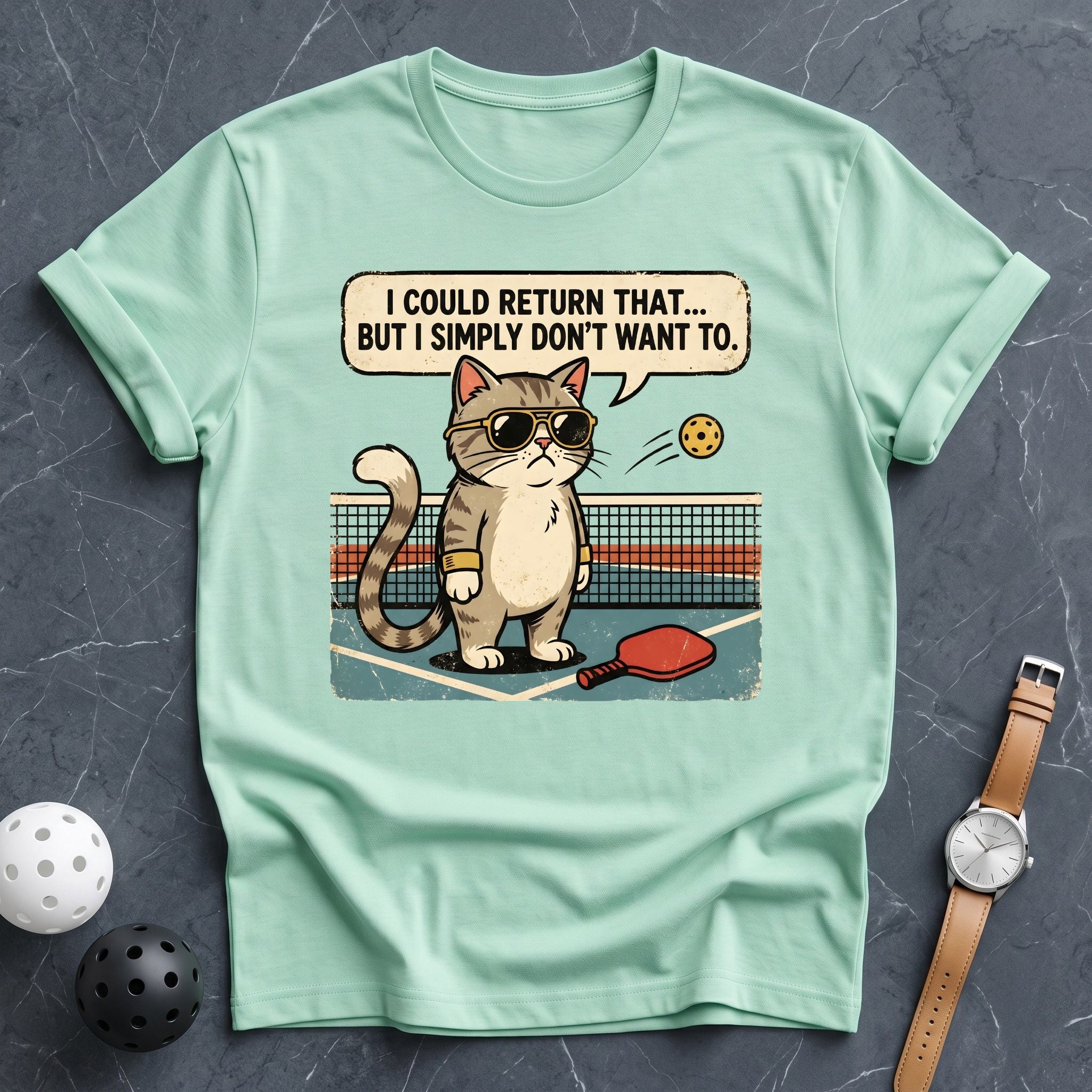 The Lazy Dinker Cat Tee