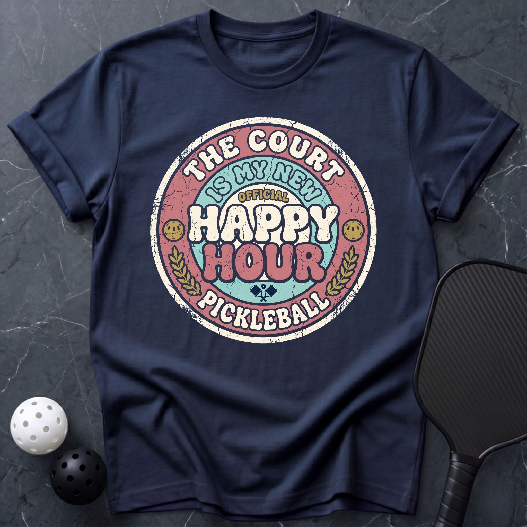 Happy Hour Pickleball Tee