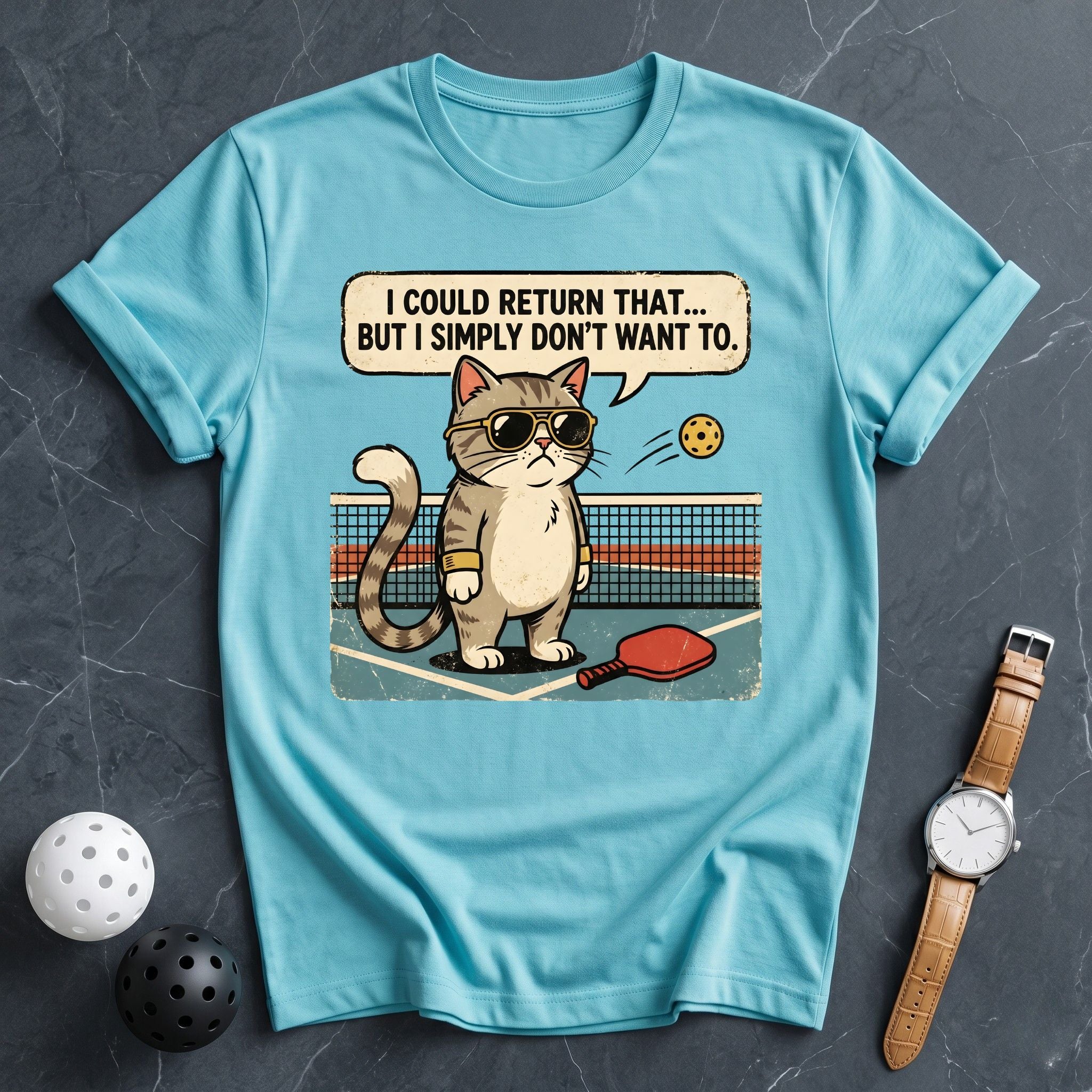 The Lazy Dinker Cat Tee