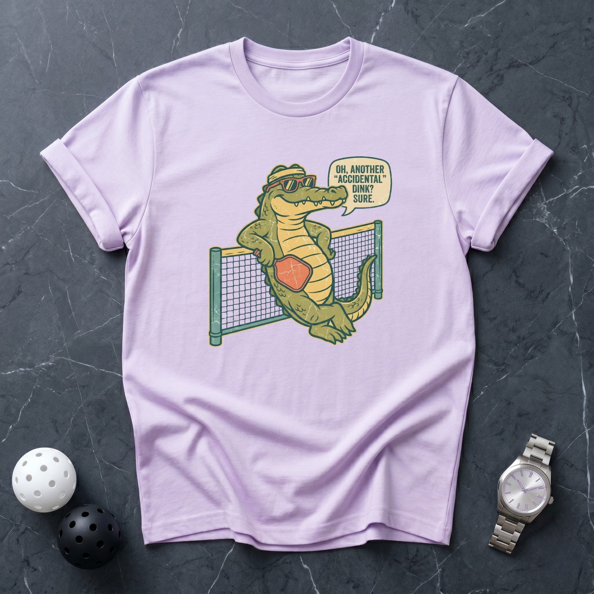 Accidental Dink Alligator Funny Tee - Dink it Shop