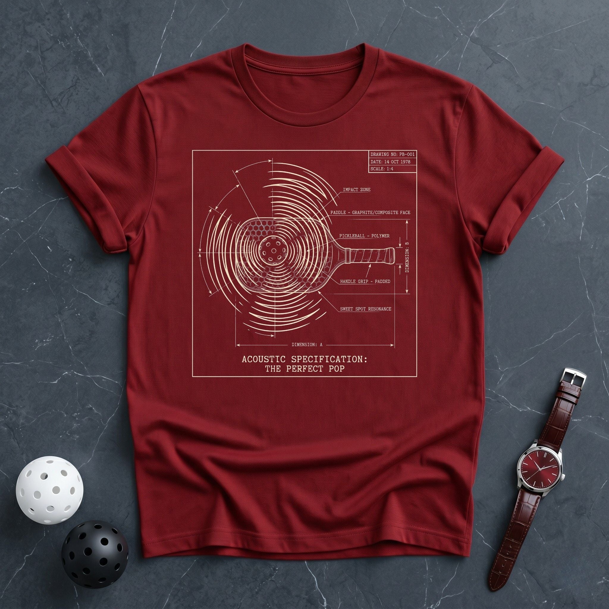 Acoustic The Perfect POP Tee - Dink it Shop