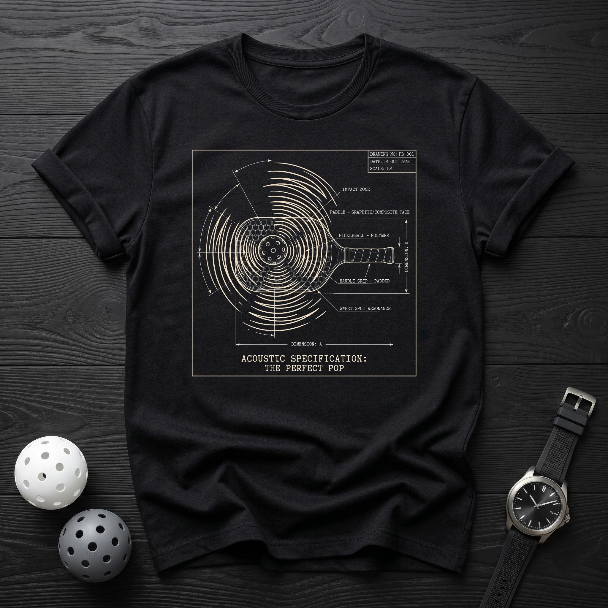 Acoustic The Perfect POP Tee - Dink it Shop