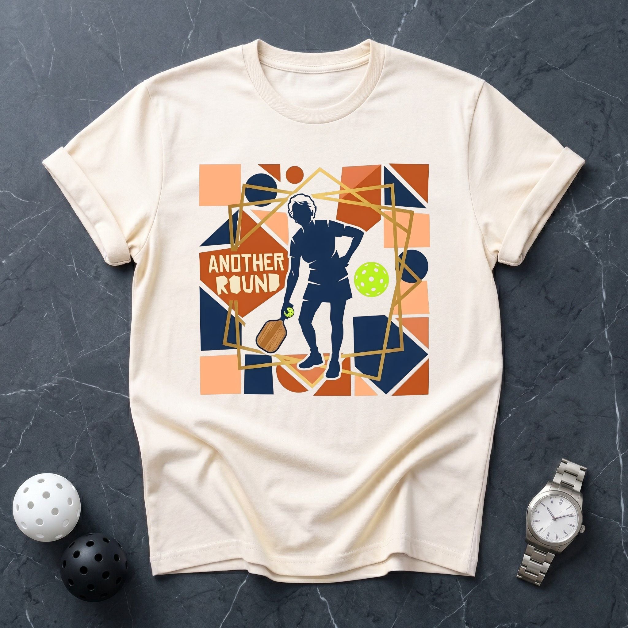 Another Round Retro Silhouette Tee - Dink it Shop