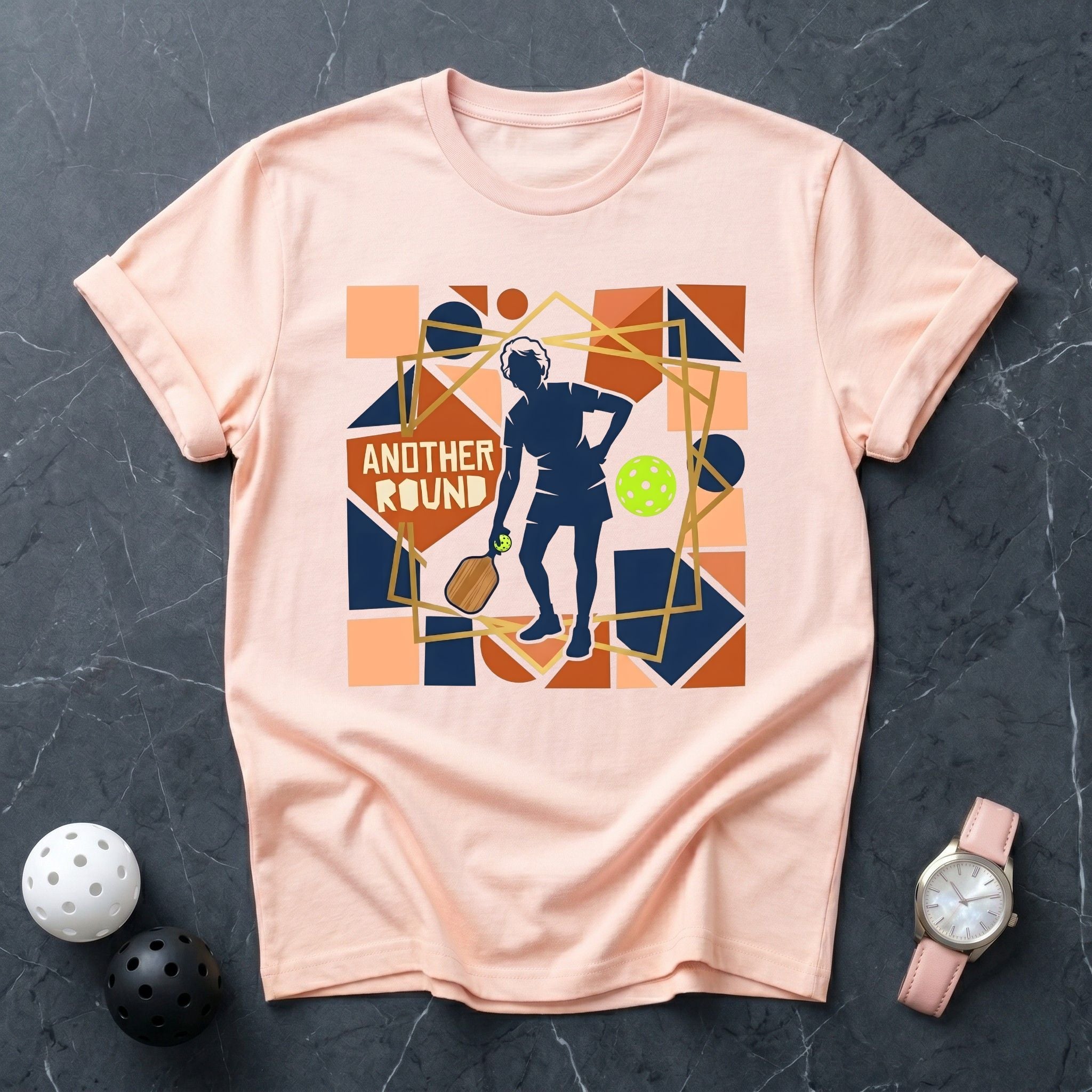 Another Round Retro Silhouette Tee - Dink it Shop