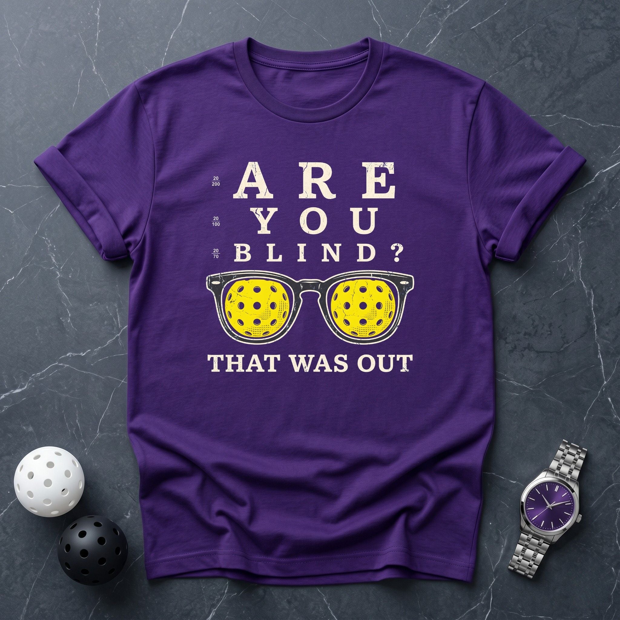 Are You Blind, Glass Tee - Dink it Shop