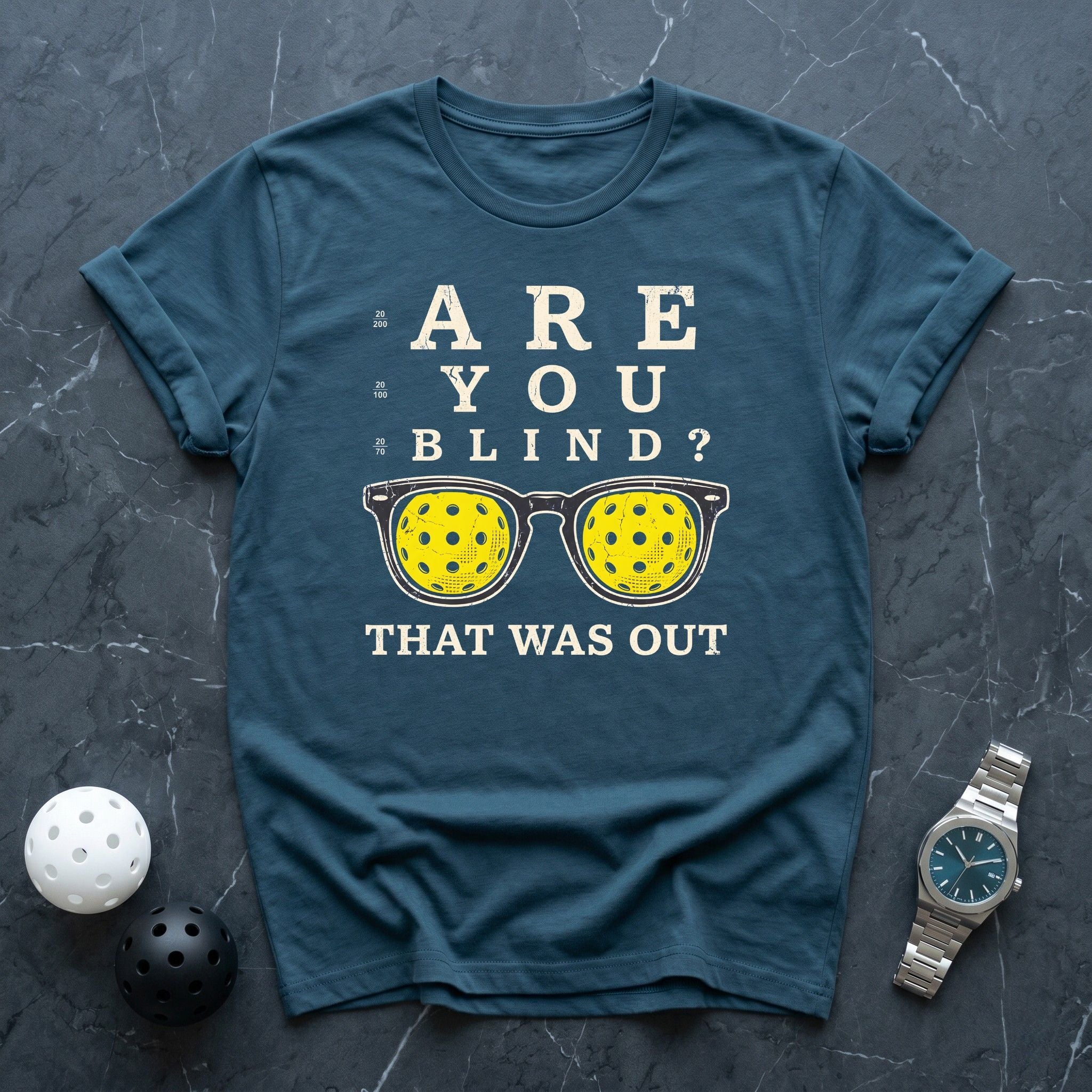 Are You Blind, Glass Tee - Dink it Shop