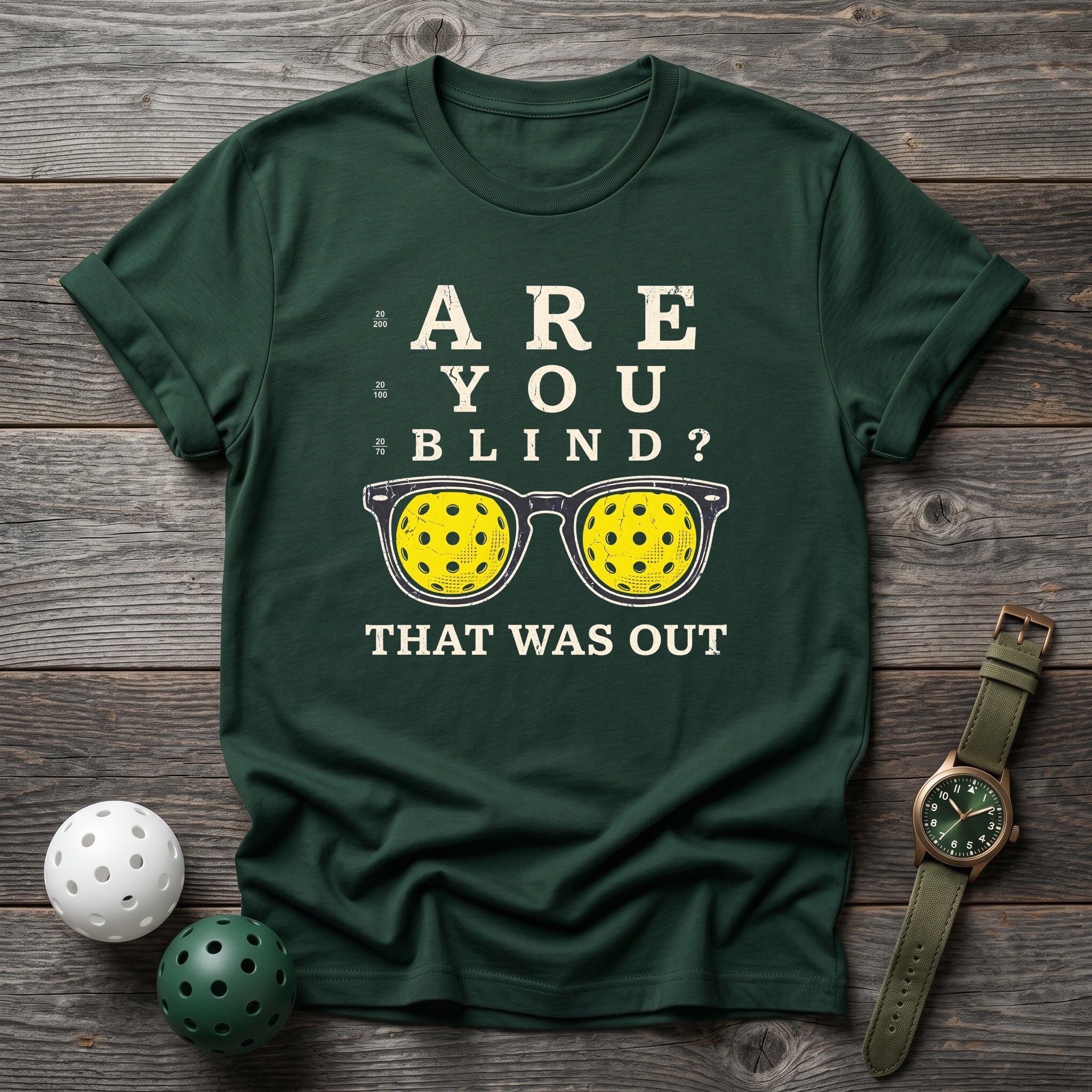 Are You Blind, Glass Tee - Dink it Shop