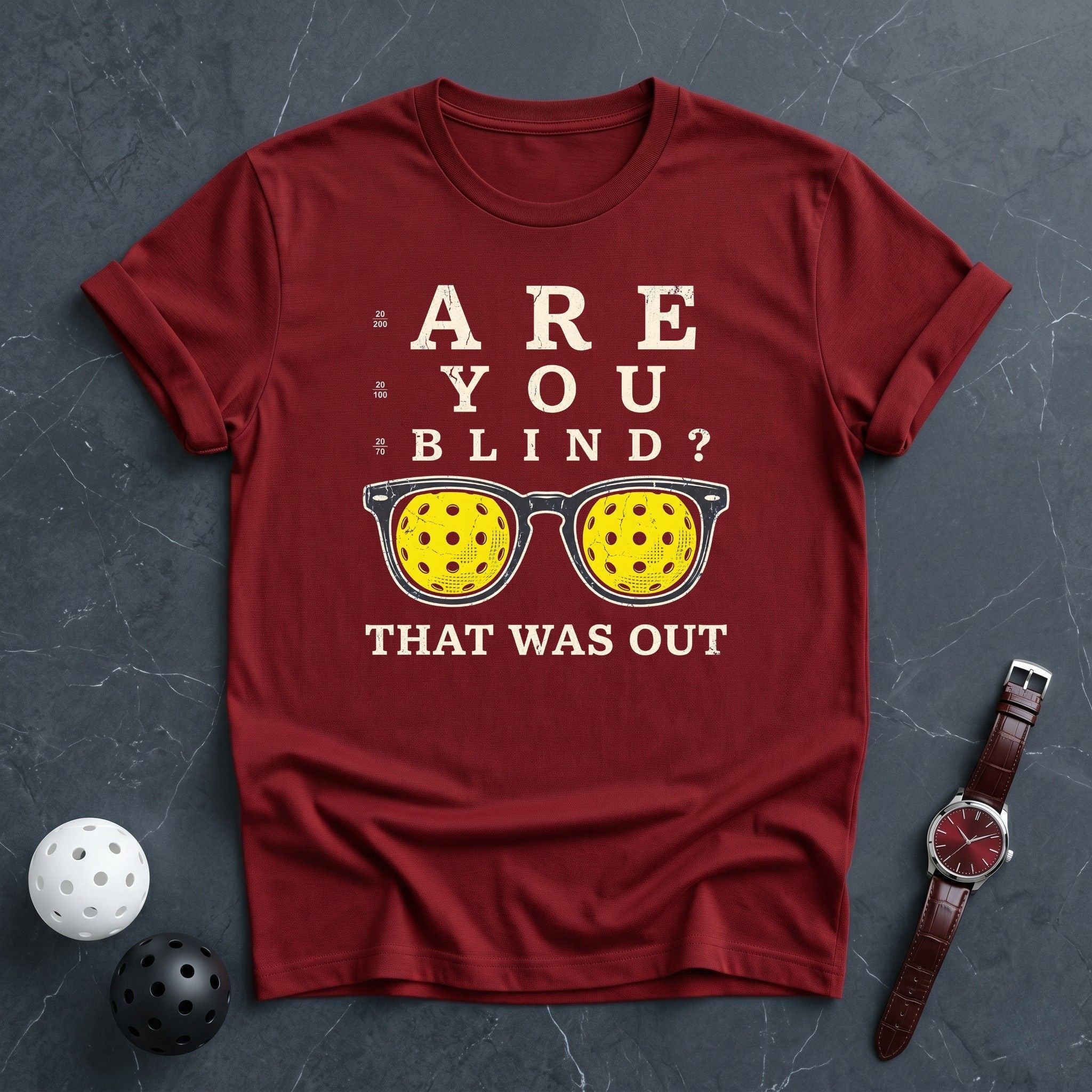 Are You Blind, Glass Tee - Dink it Shop