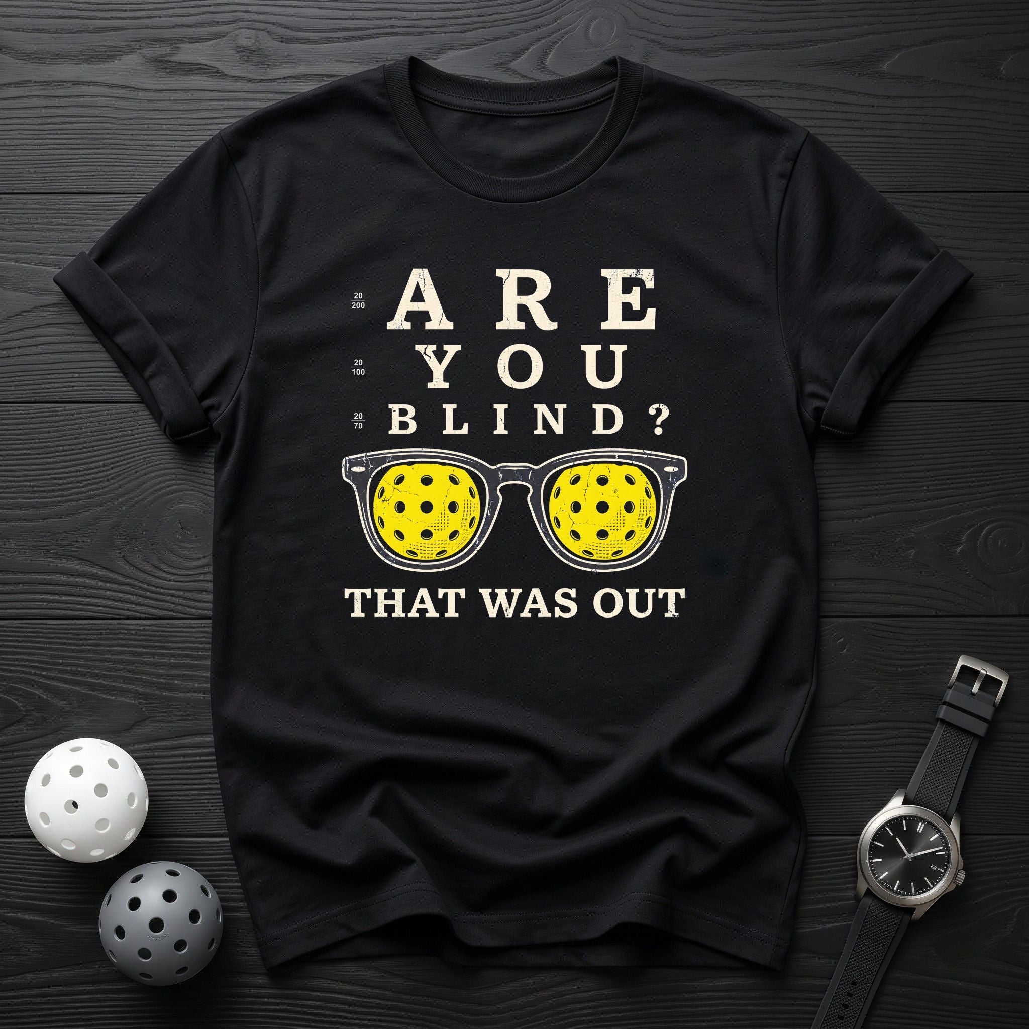 Are You Blind, Glass Tee - Dink it Shop