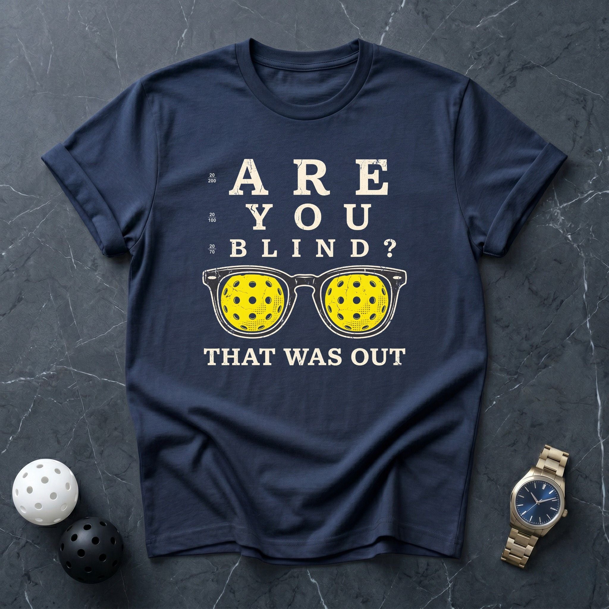 Are You Blind, Glass Tee - Dink it Shop