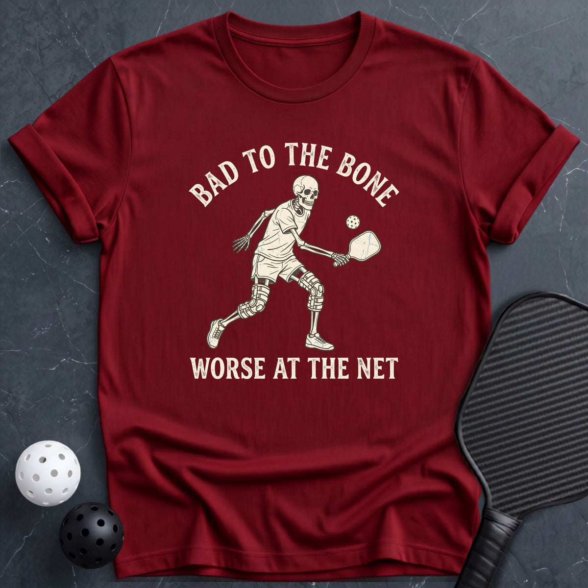 Bad To The Bone Tee - Dink it Shop
