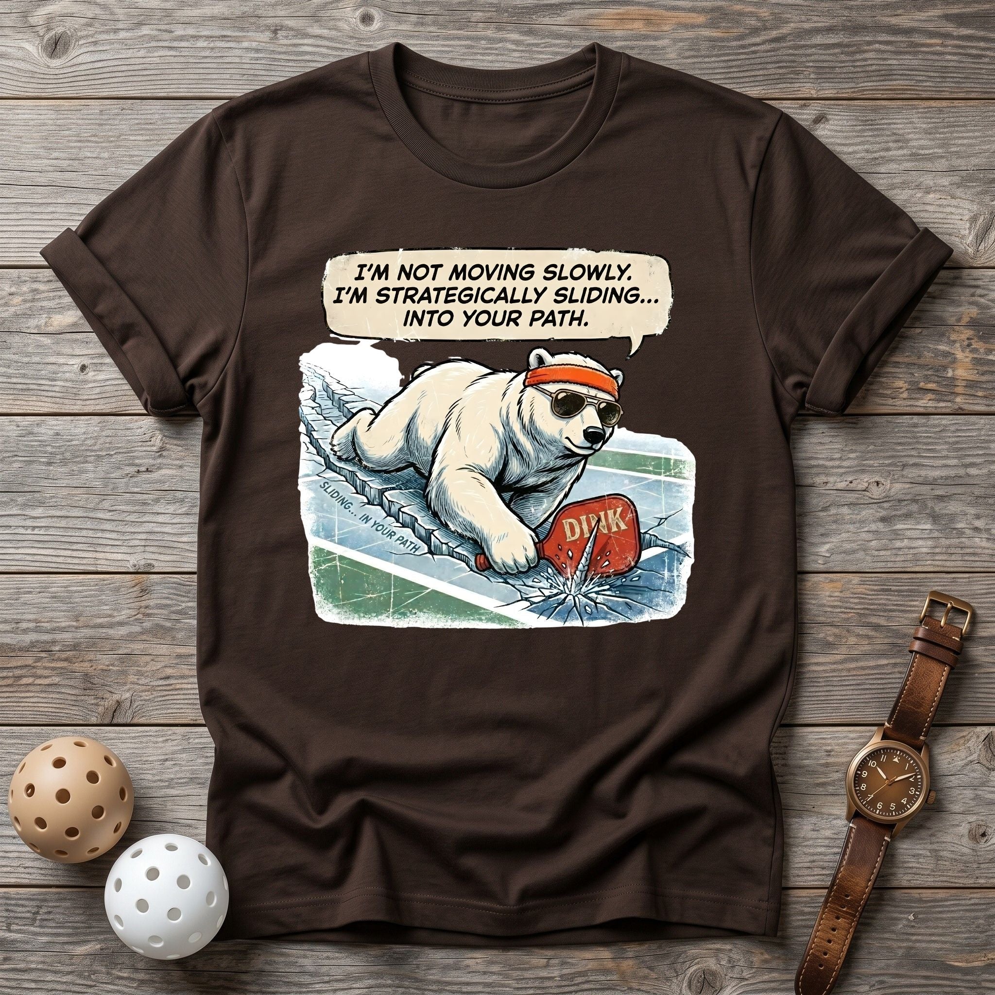 Bear Sliding Tee - Dink it Shop