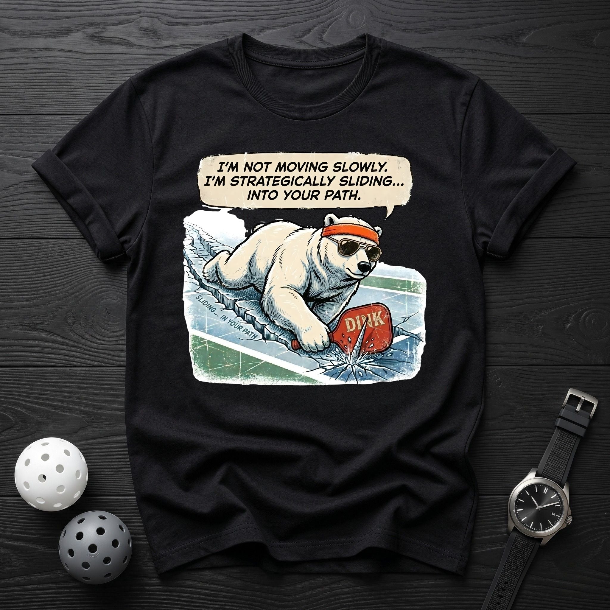 Bear Sliding Tee - Dink it Shop