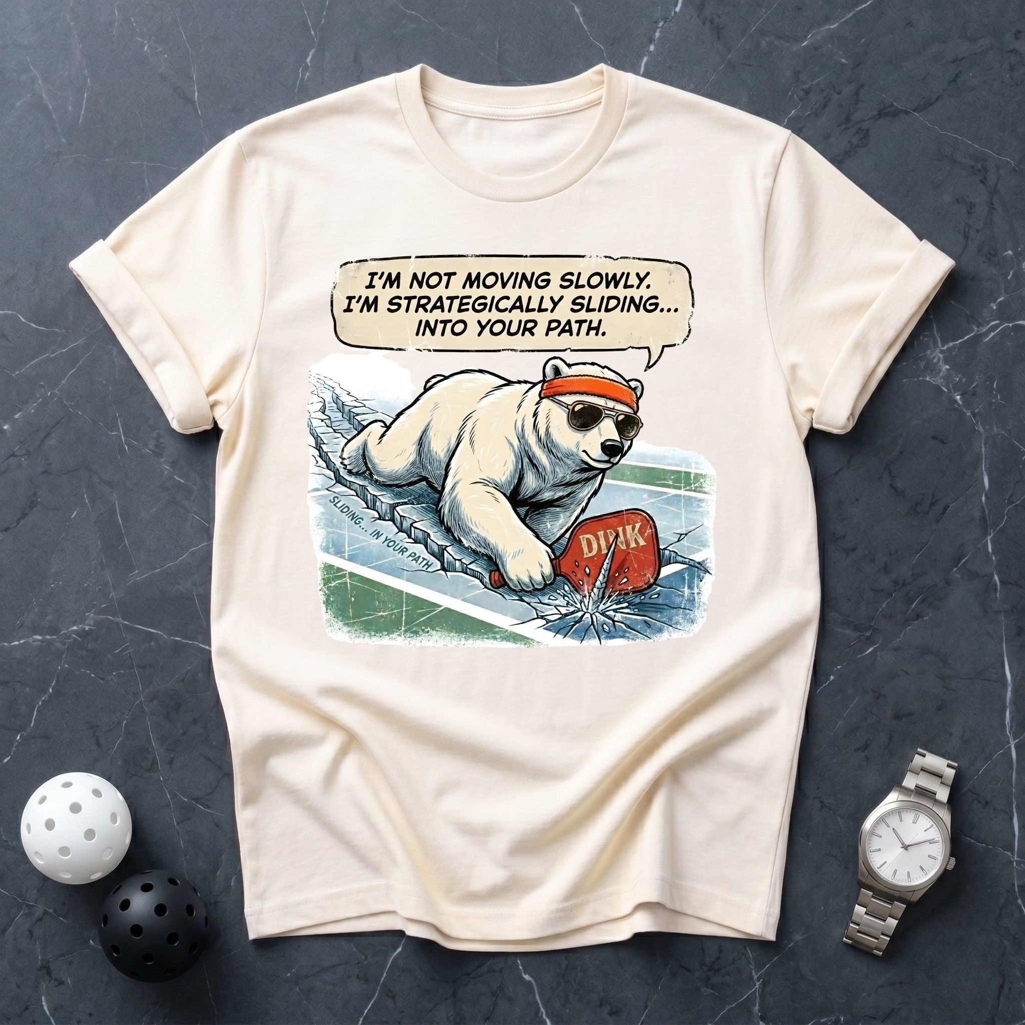 Bear Sliding Tee - Dink it Shop