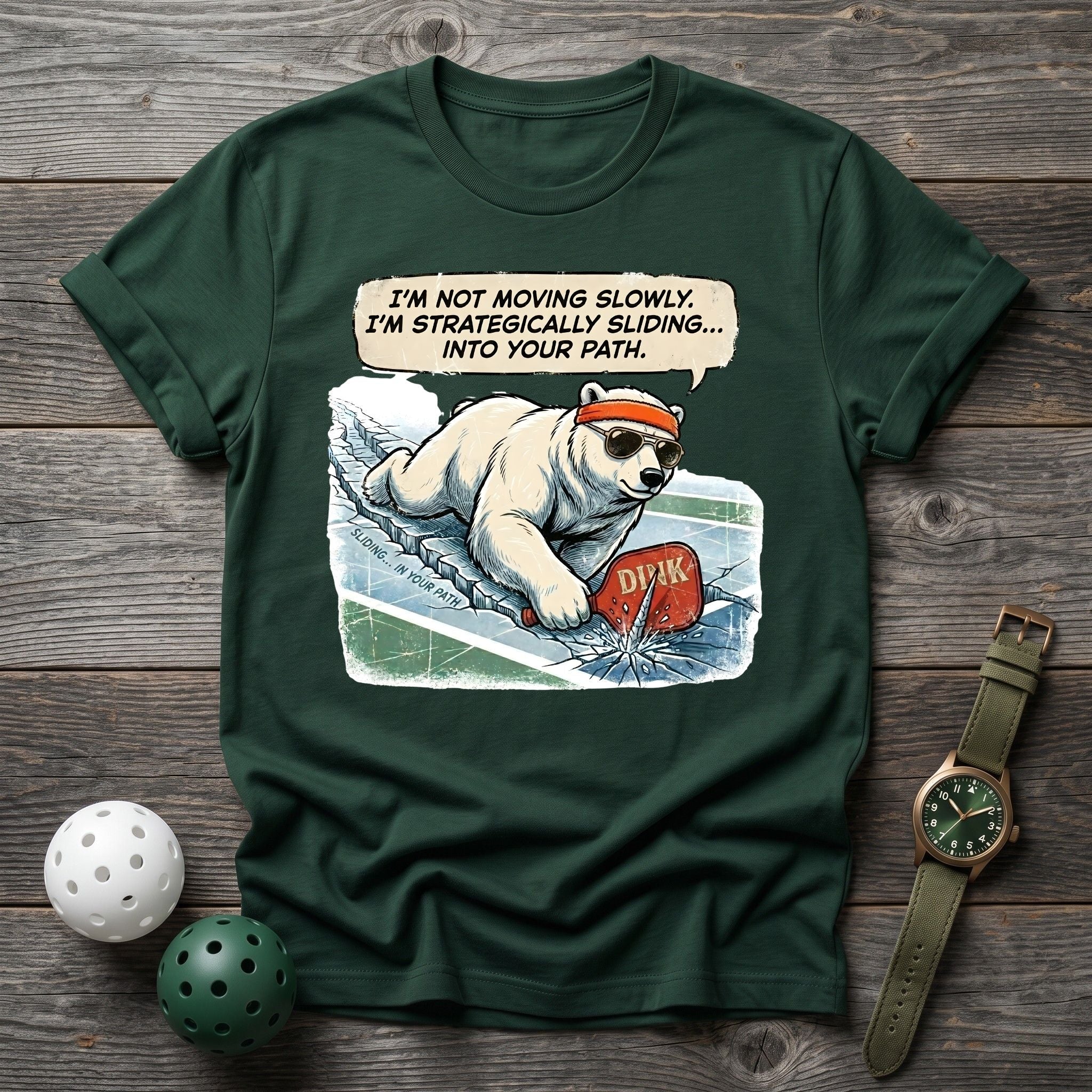 Bear Sliding Tee - Dink it Shop