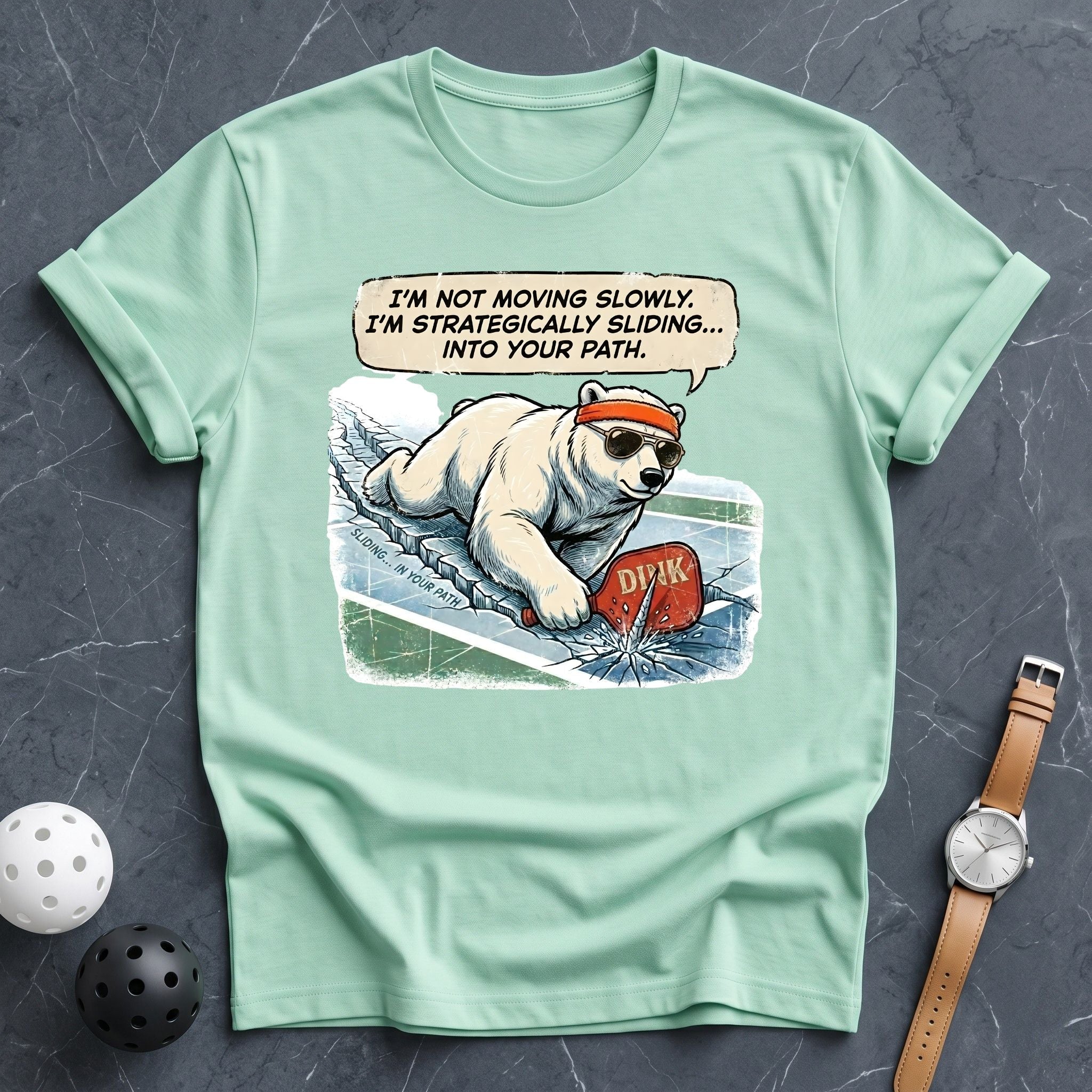 Bear Sliding Tee - Dink it Shop
