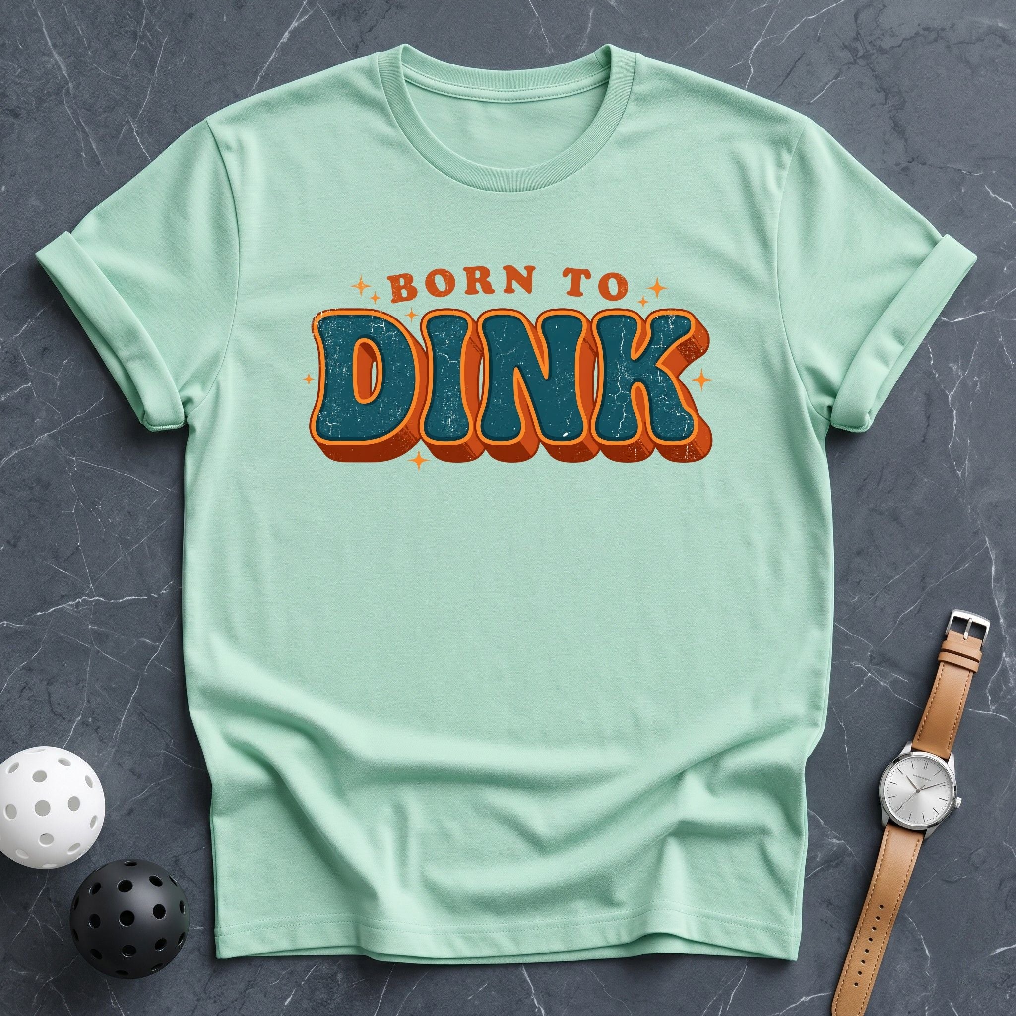 Born To Dink Retro Tee - Dink it Shop