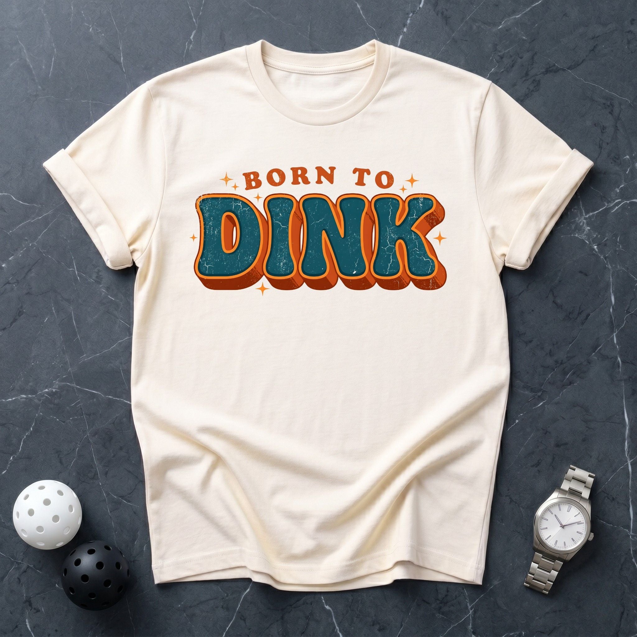 Born To Dink Retro Tee - Dink it Shop