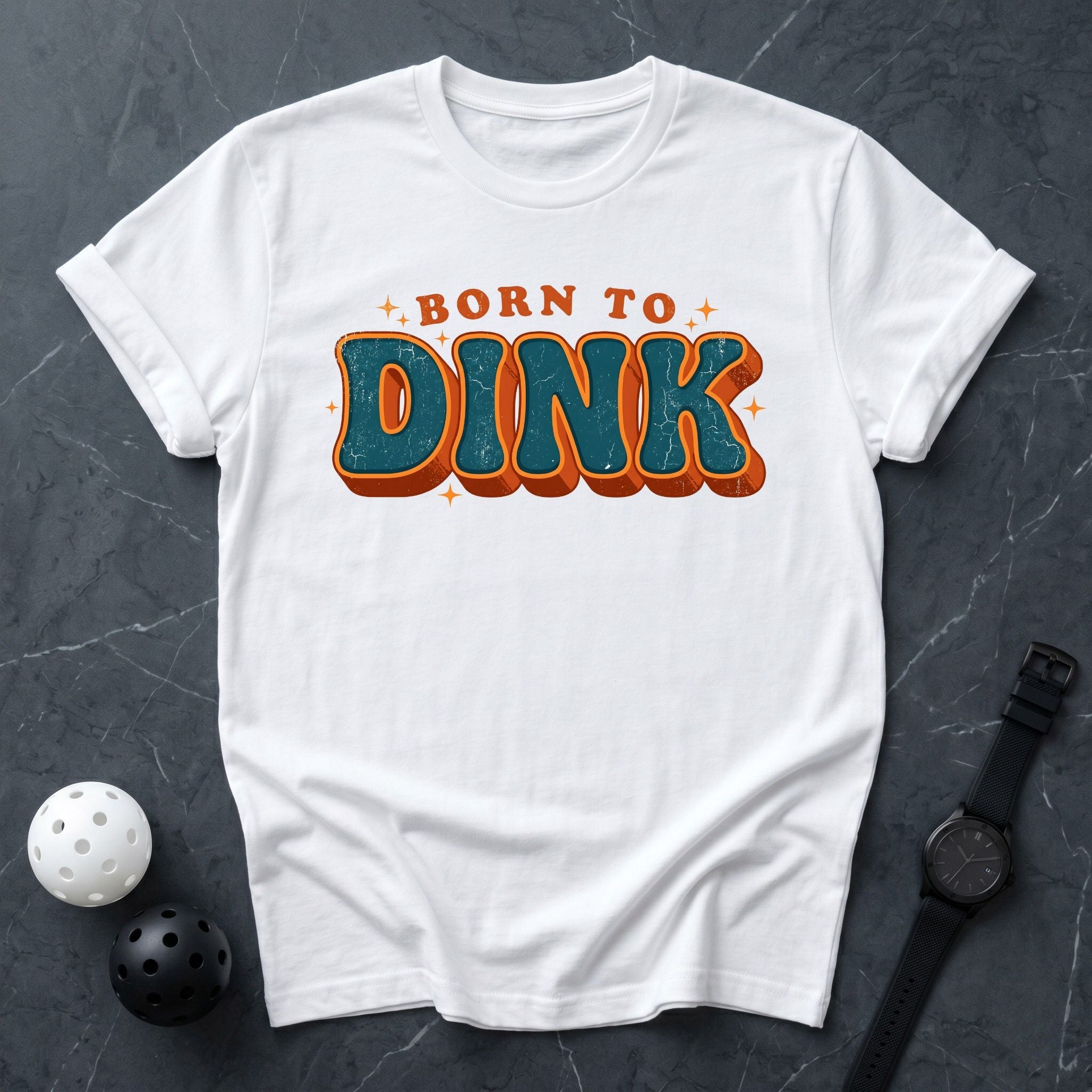 Born To Dink Retro Tee - Dink it Shop