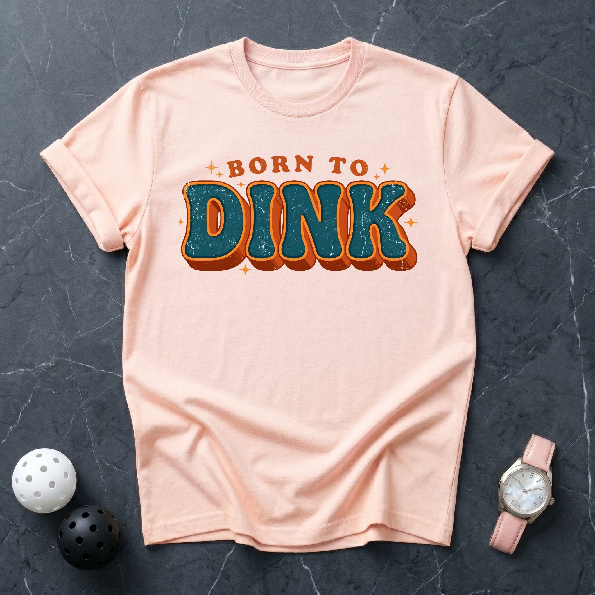 Born To Dink Retro Tee - Dink it Shop