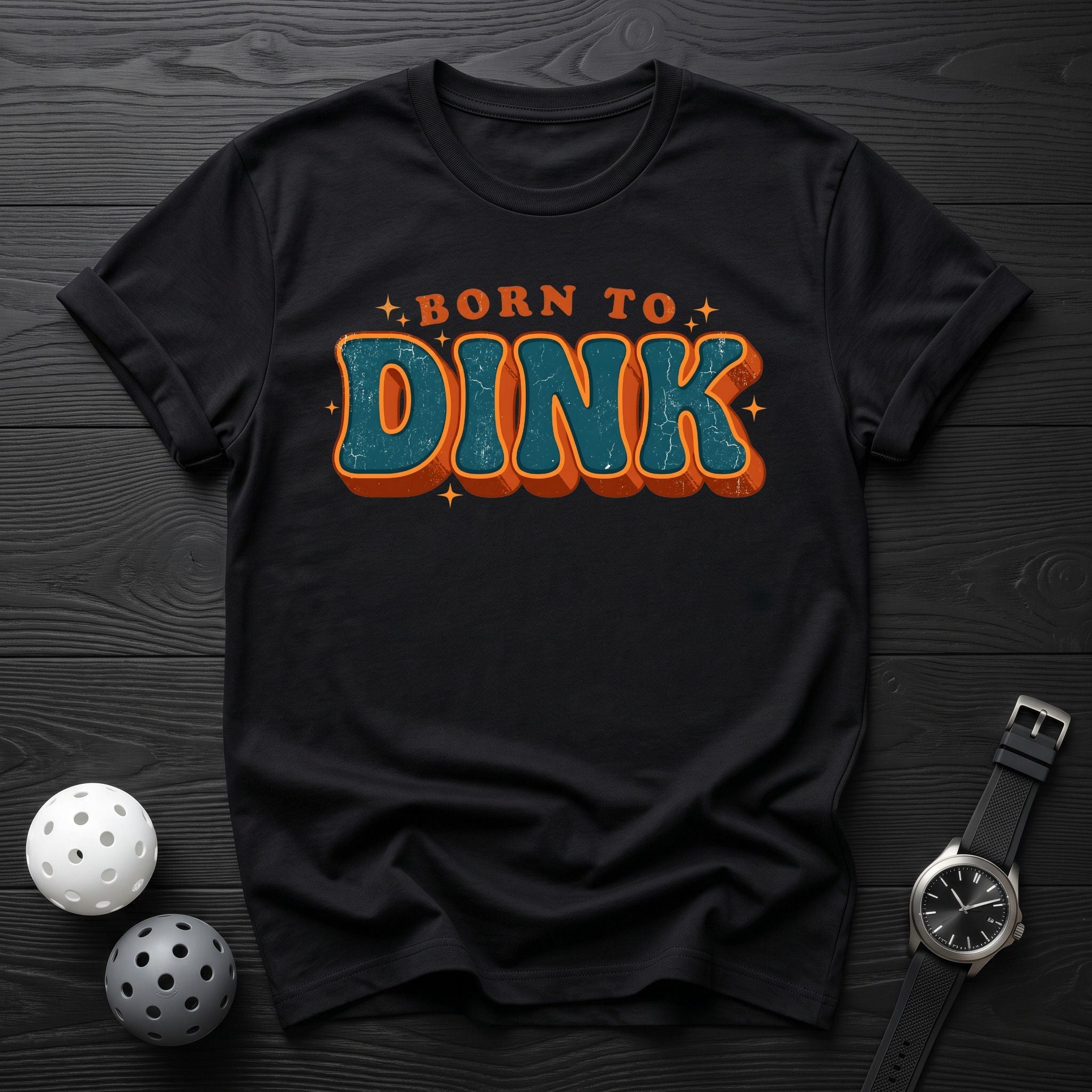 Born To Dink Retro Tee - Dink it Shop