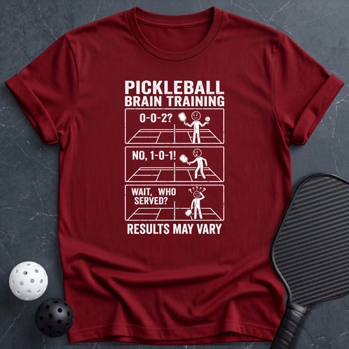 Brain Training Pickleball Tee - Dink it Shop