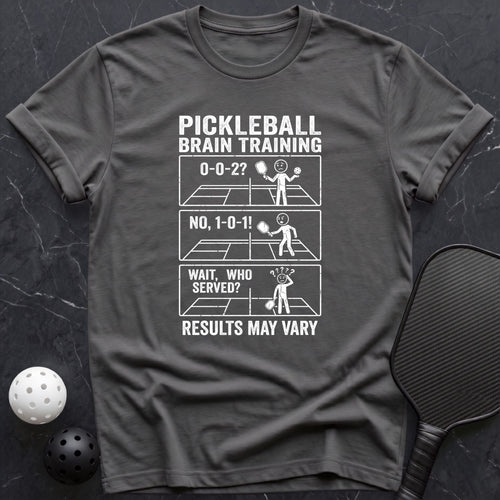 Brain Training Pickleball Tee - Dink it Shop