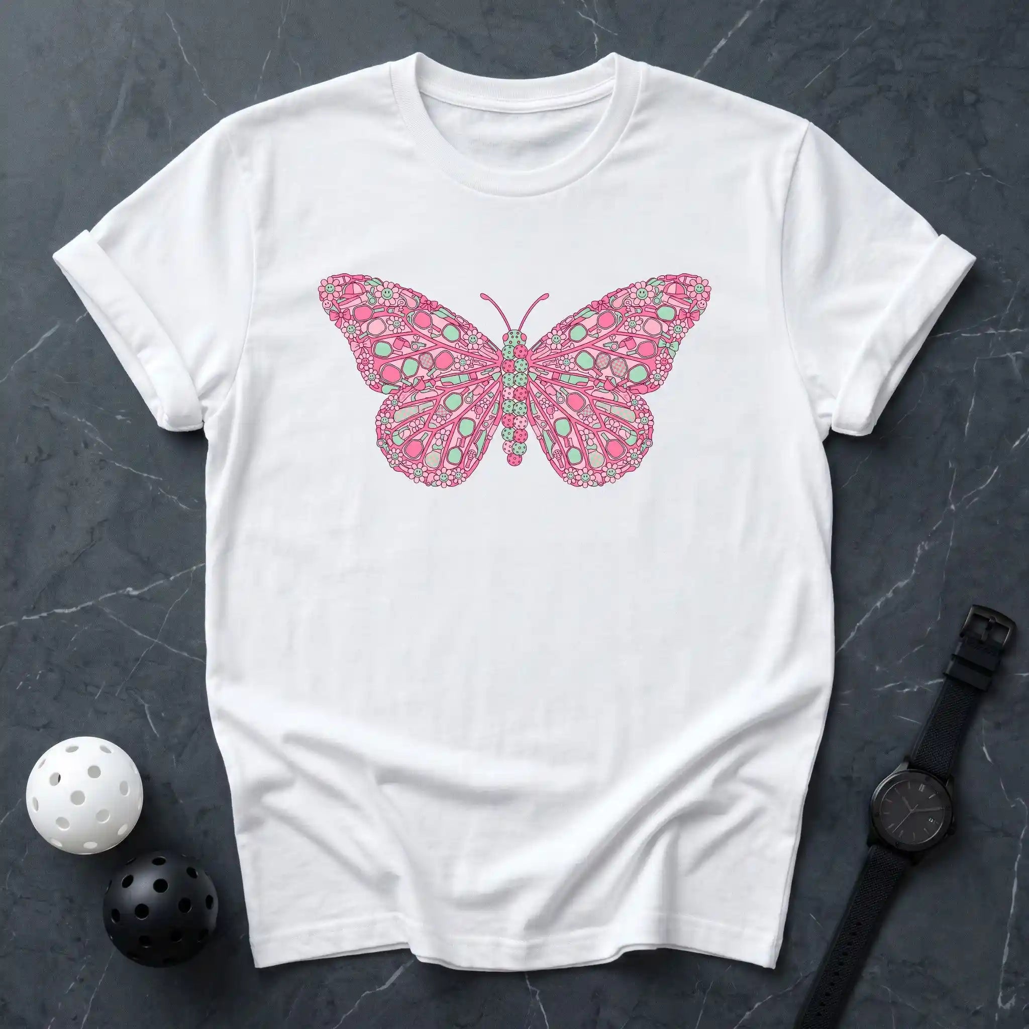 Butterfly Pickleball Tee - Dink it Shop