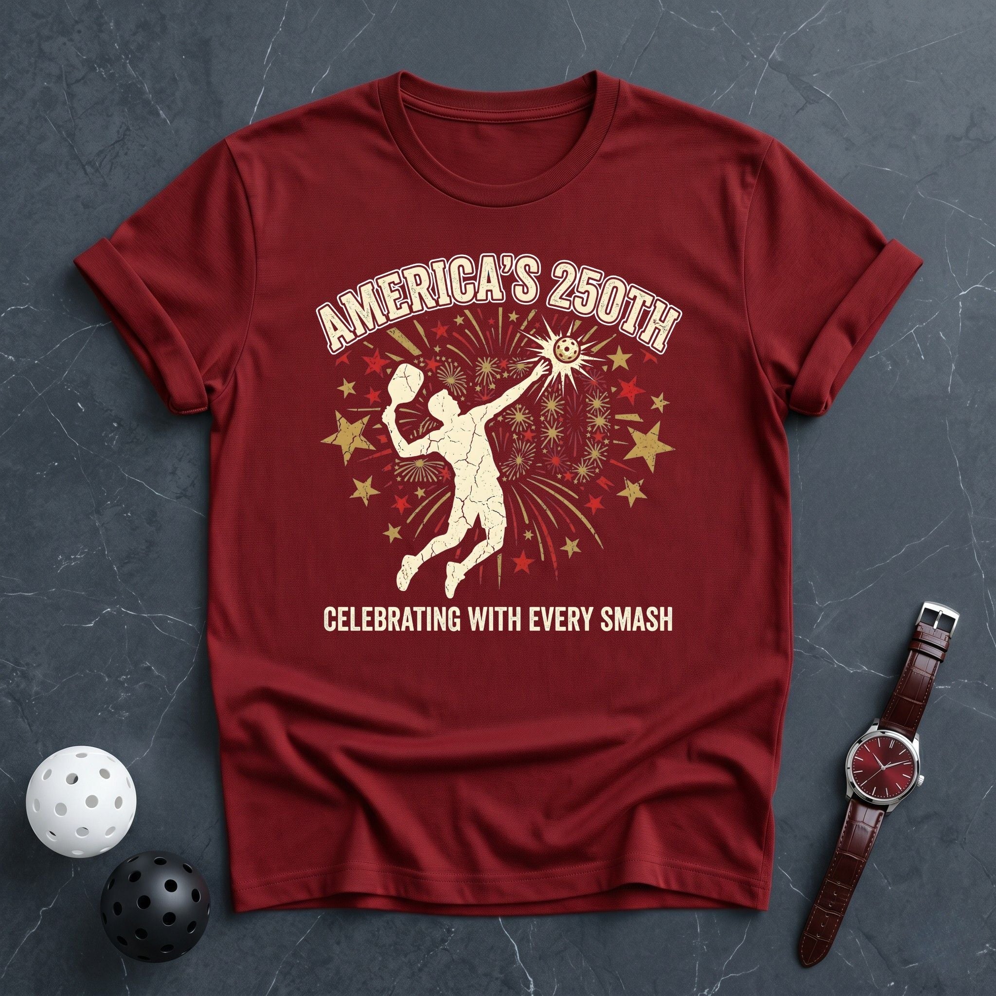 Celebrating with Every Smash 250 Tee - Dink it Shop