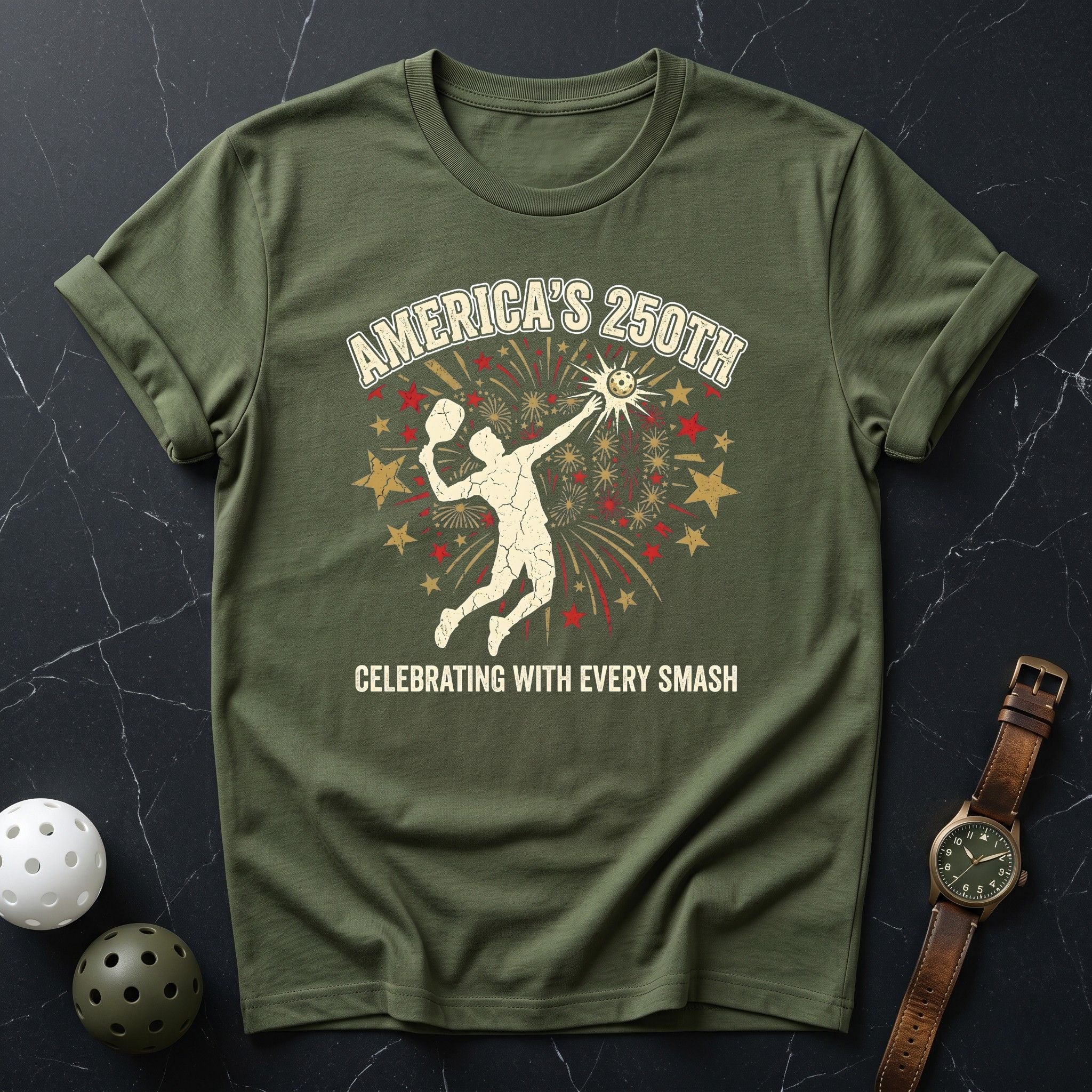Celebrating with Every Smash 250 Tee - Dink it Shop