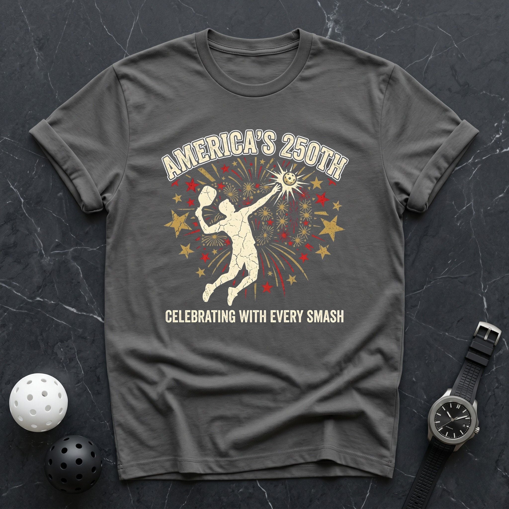 Celebrating with Every Smash 250 Tee - Dink it Shop