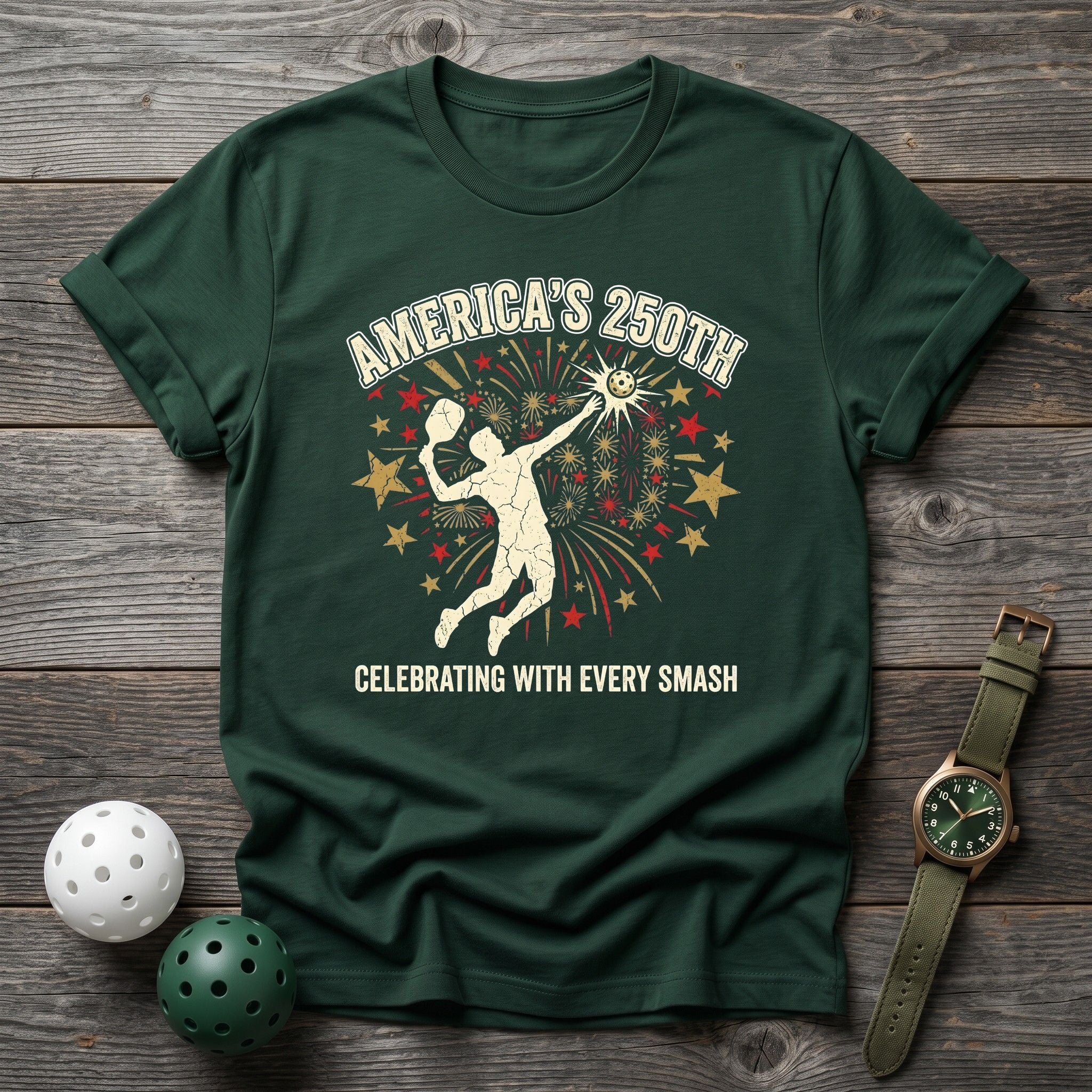 Celebrating with Every Smash 250 Tee - Dink it Shop