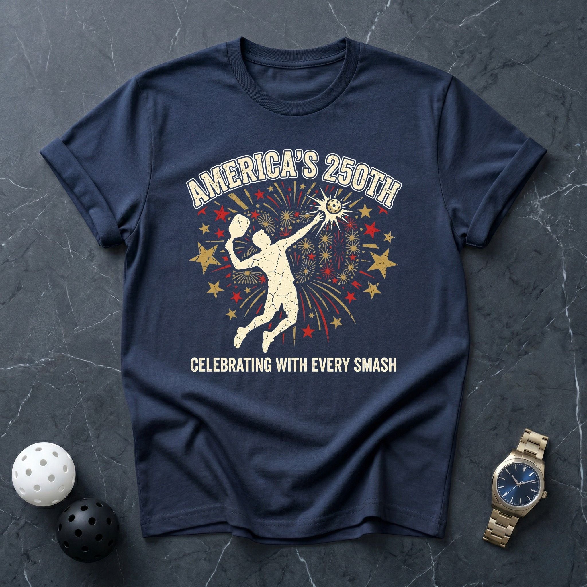 Celebrating with Every Smash 250 Tee - Dink it Shop