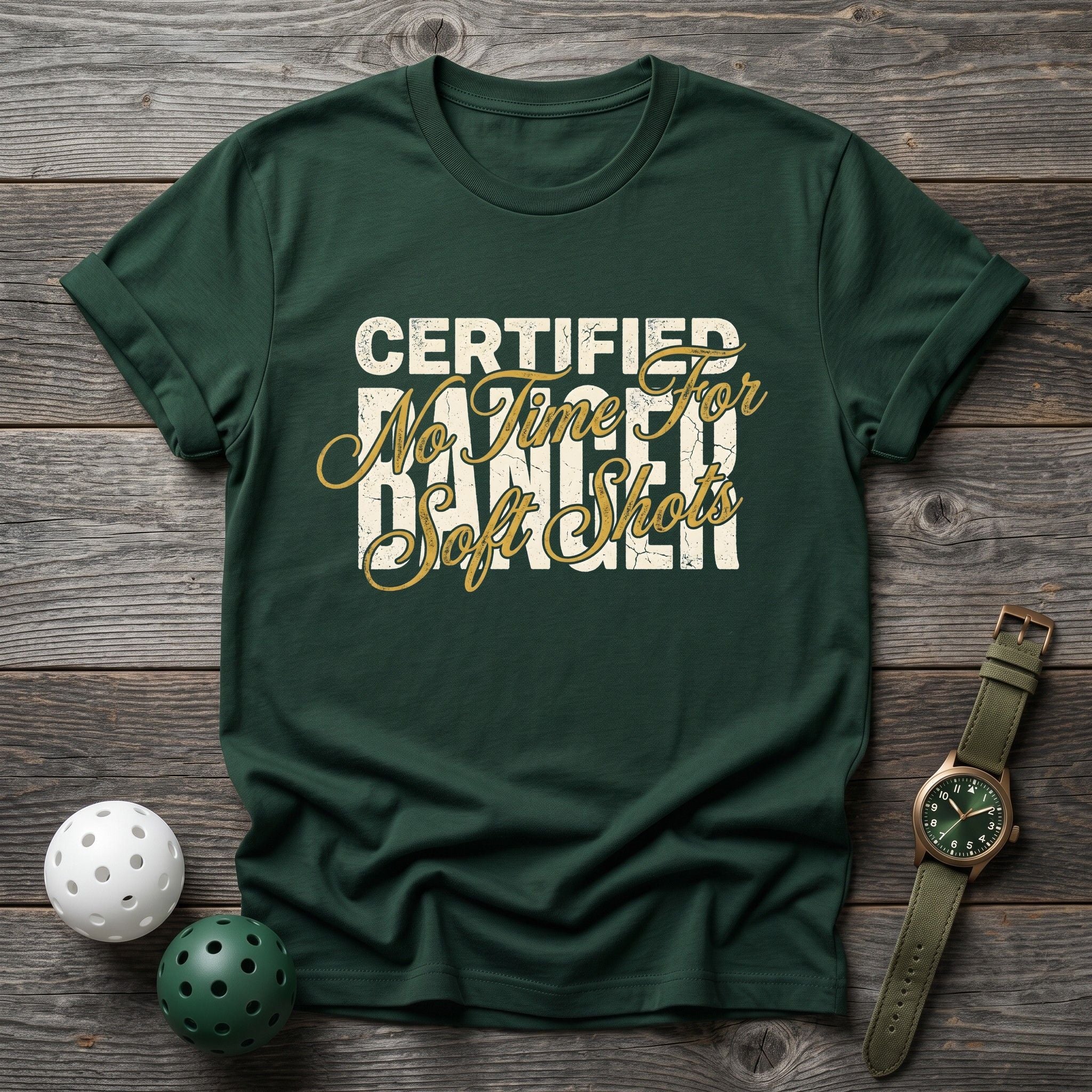 Certified Banger, No Soft Shots Tee - Dink it Shop