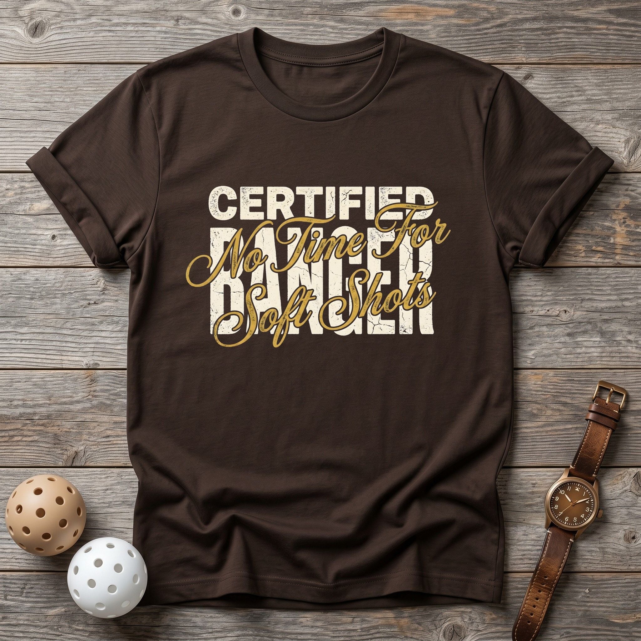 Certified Banger, No Soft Shots Tee - Dink it Shop