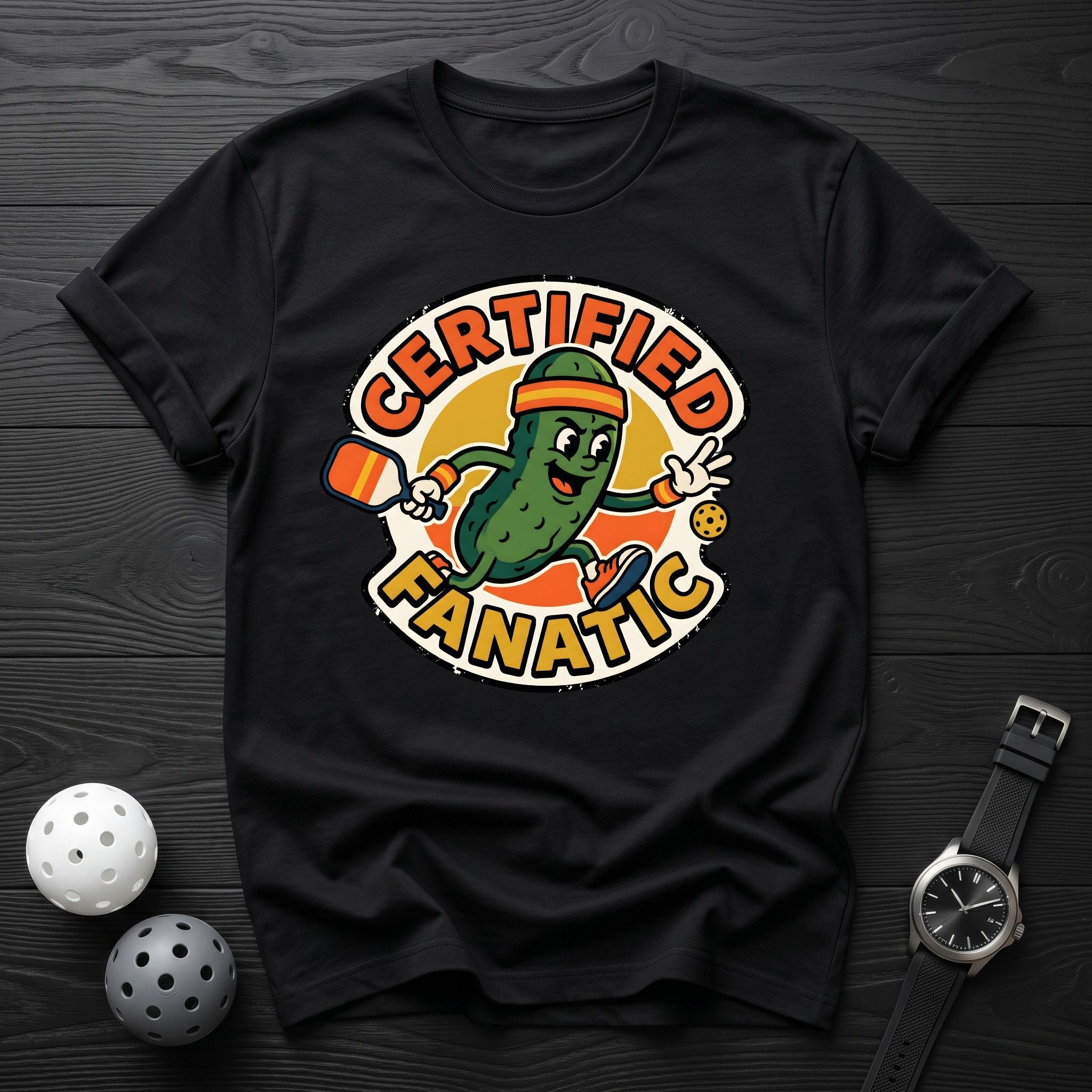 Certified Fanatic Pickle Tee - Dink it Shop