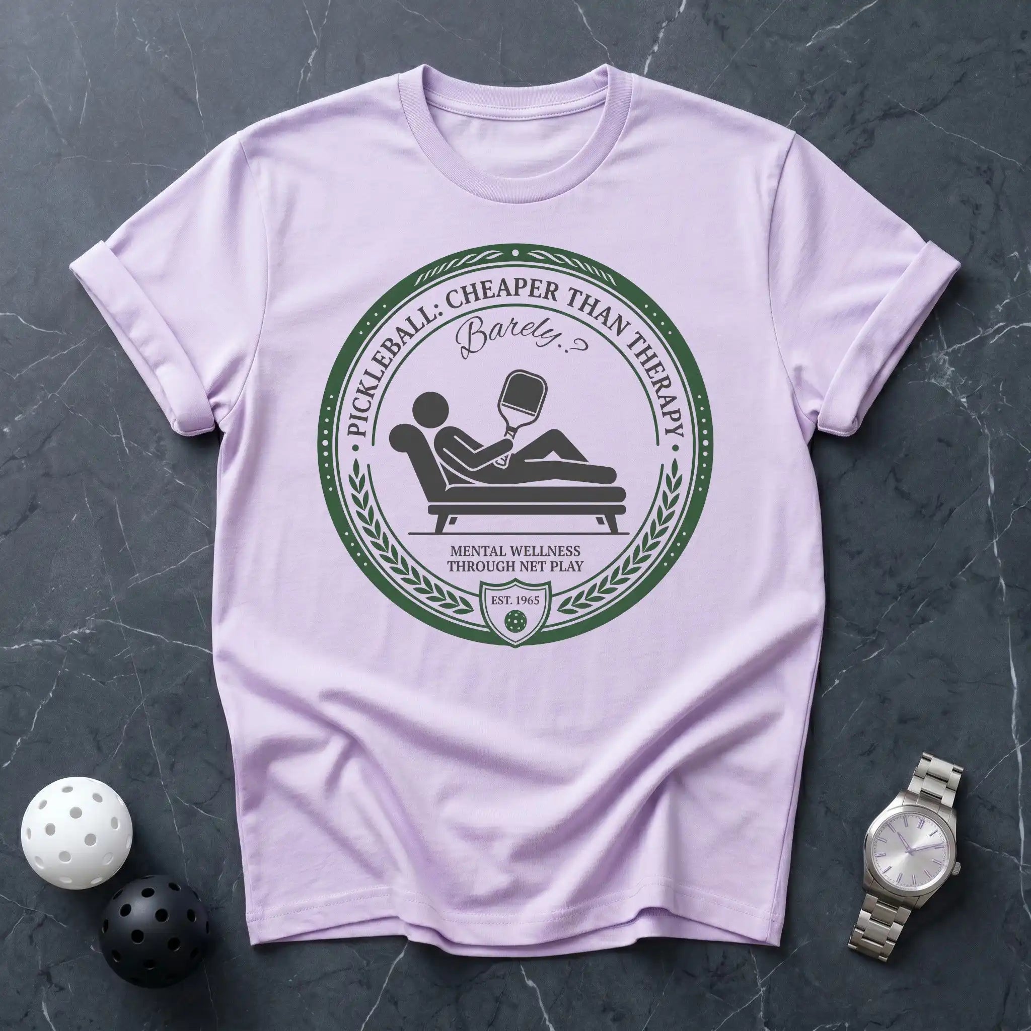 Cheaper Than Therapy Pickleball Tee - Dink it Shop