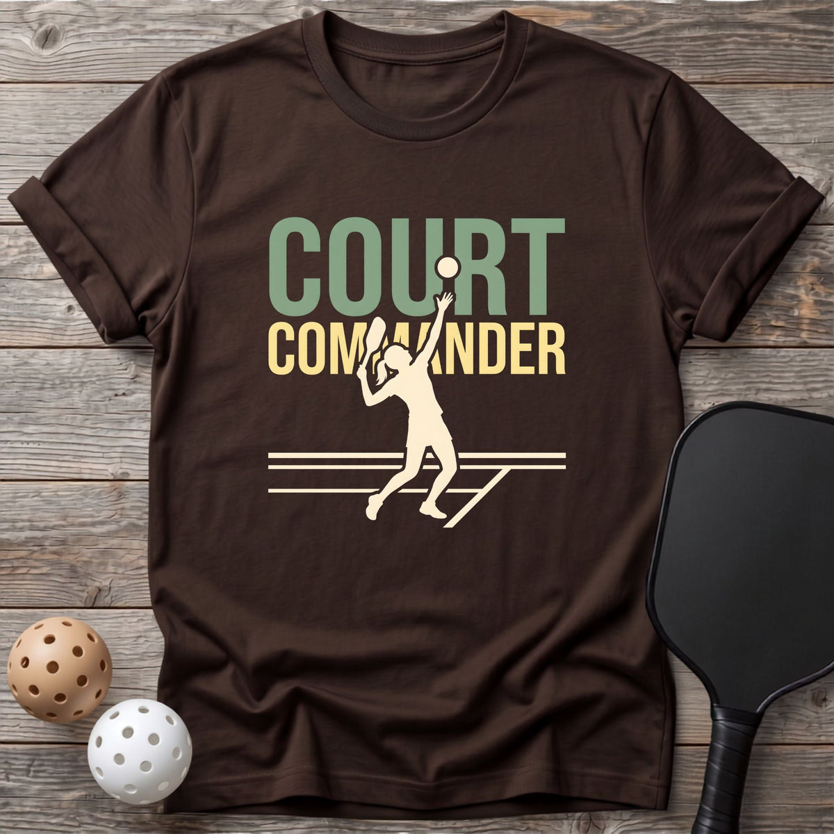 Court Commander Tee - Dink it Shop