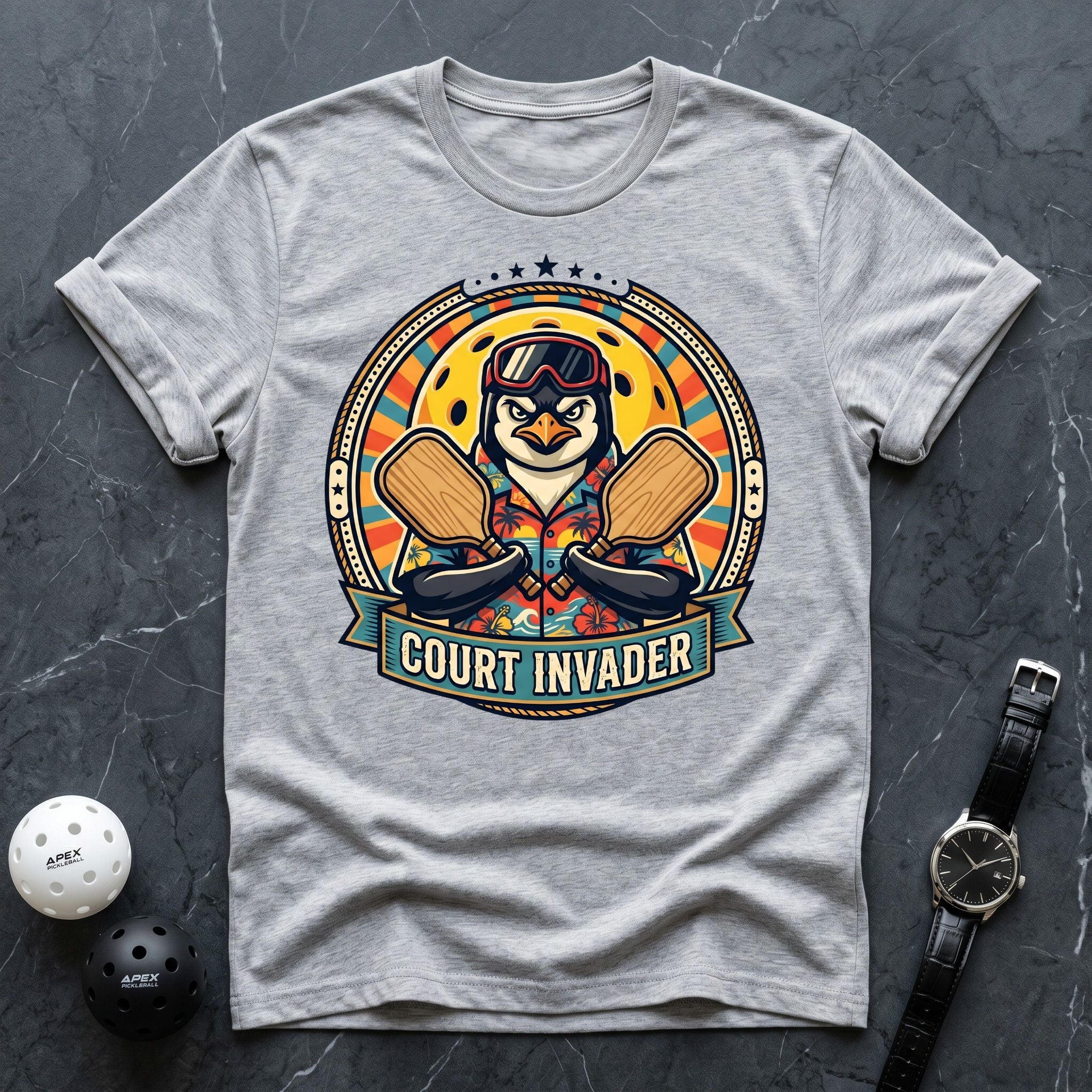 Court Invader Tee - Dink it Shop